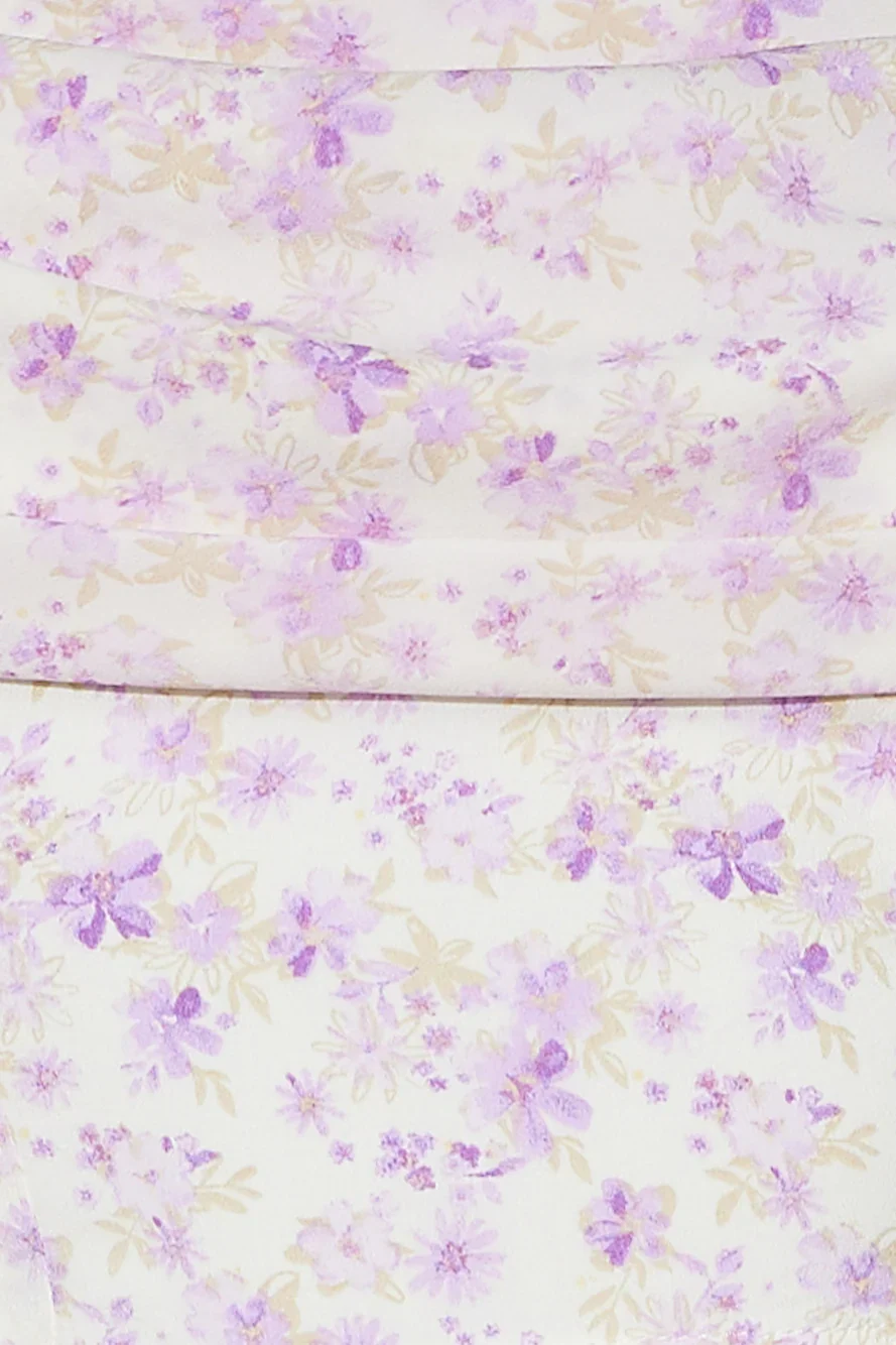 Island Escape Crop Top Purple