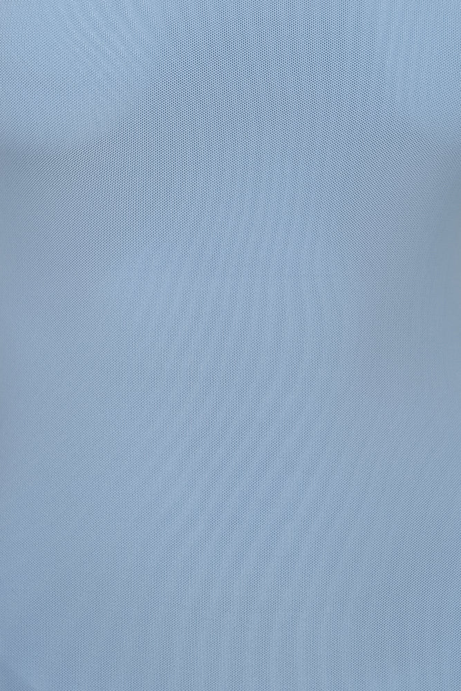 Inhaling Confidence Midi Dress Blue