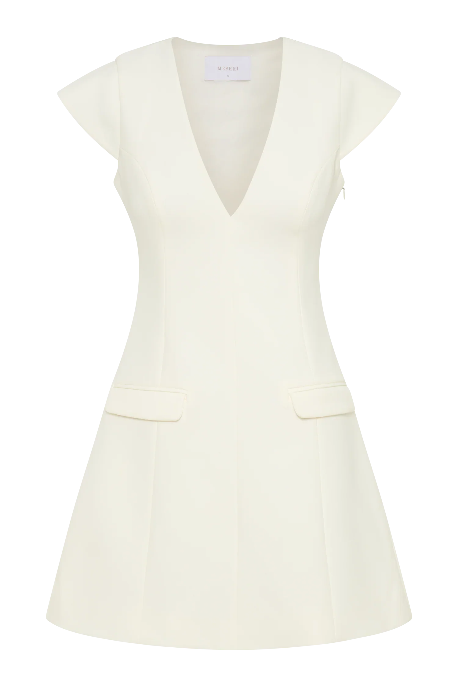 Kiernan Sleeveless Blazer Dress - Ivory