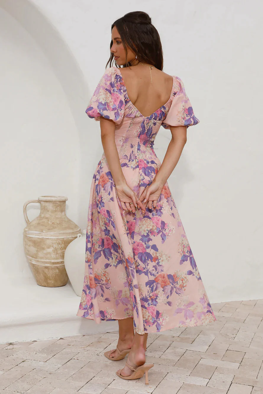 Sing Along Maxi Dress Pink