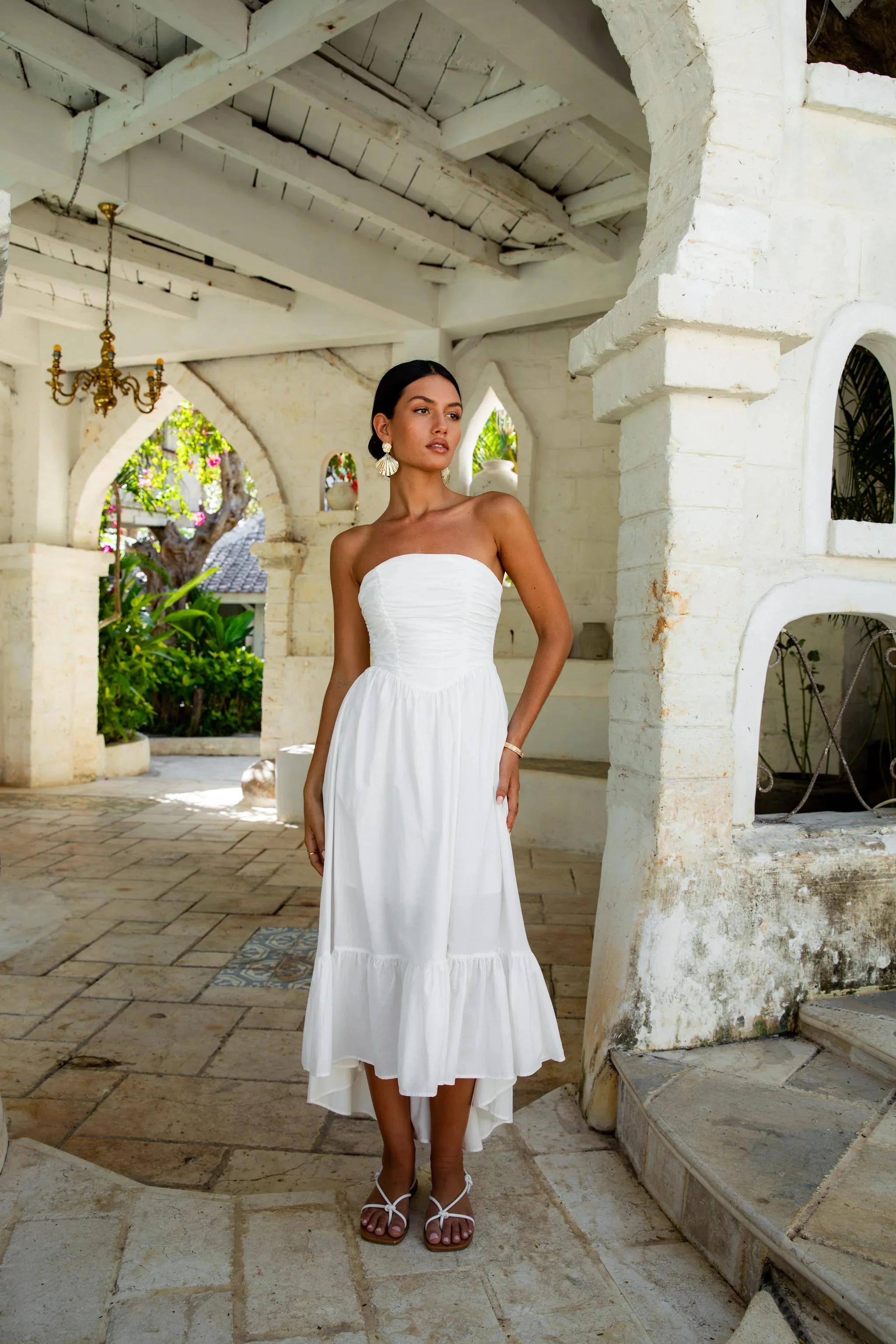 Love In The Summer Maxi Dress White