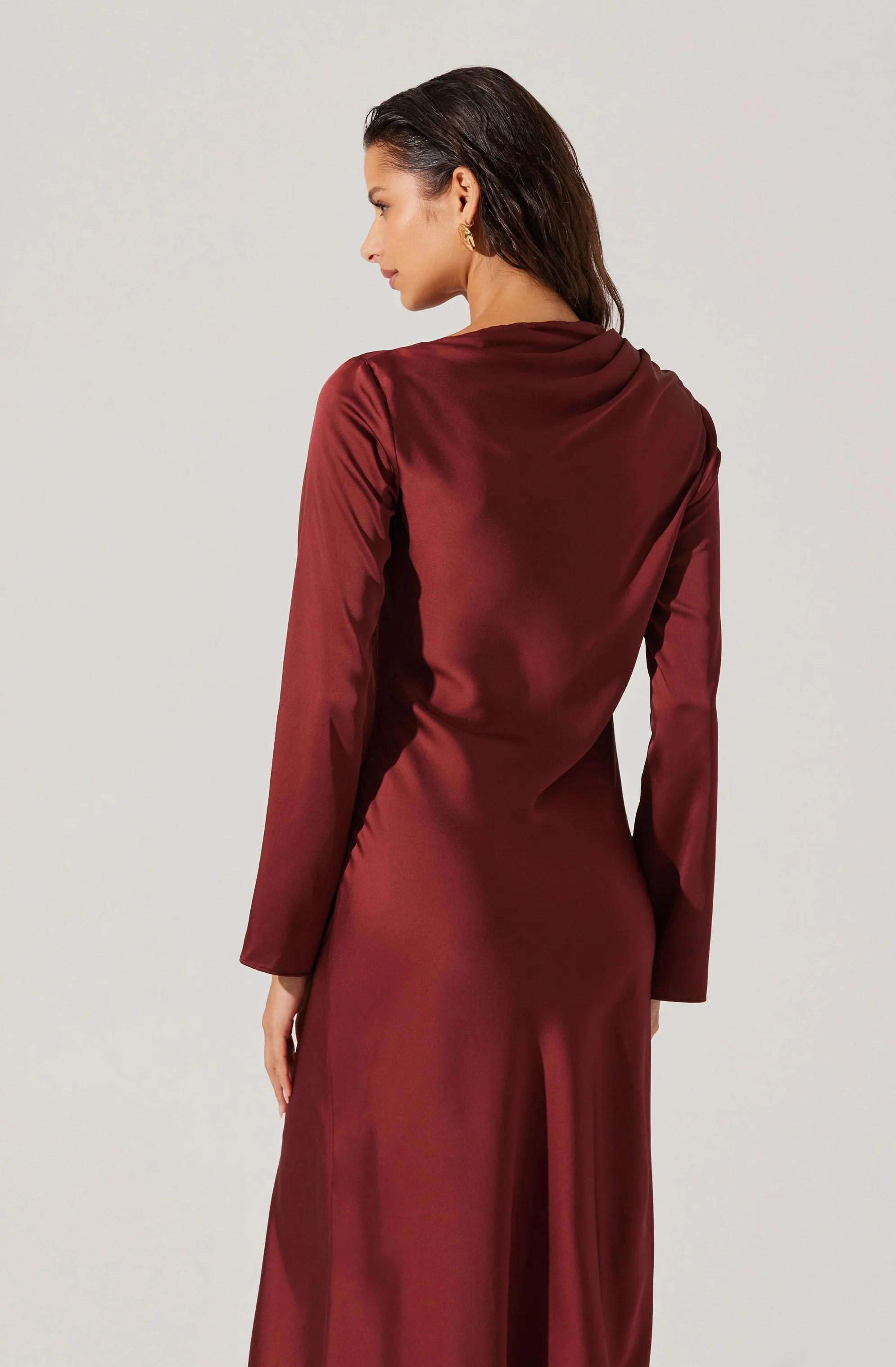 Catriona Satin Maxi Dress