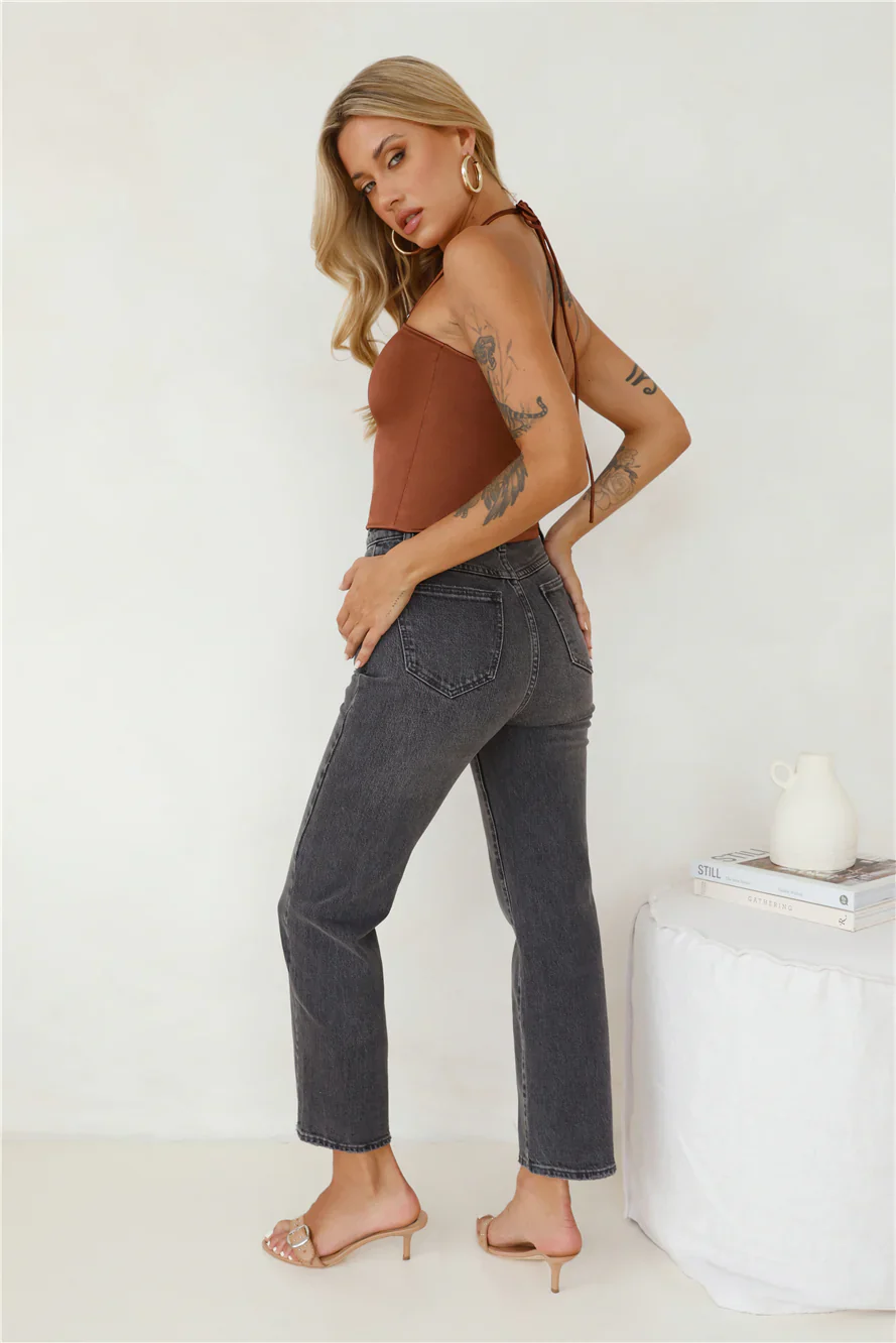 LIONESS Minimalist Tank Chocolate