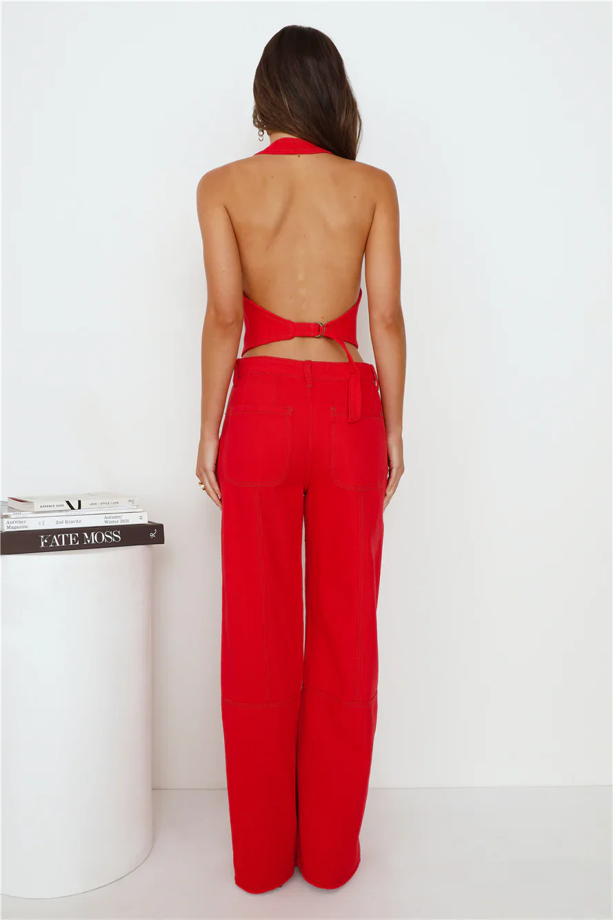 Je Suis Halter Crimson