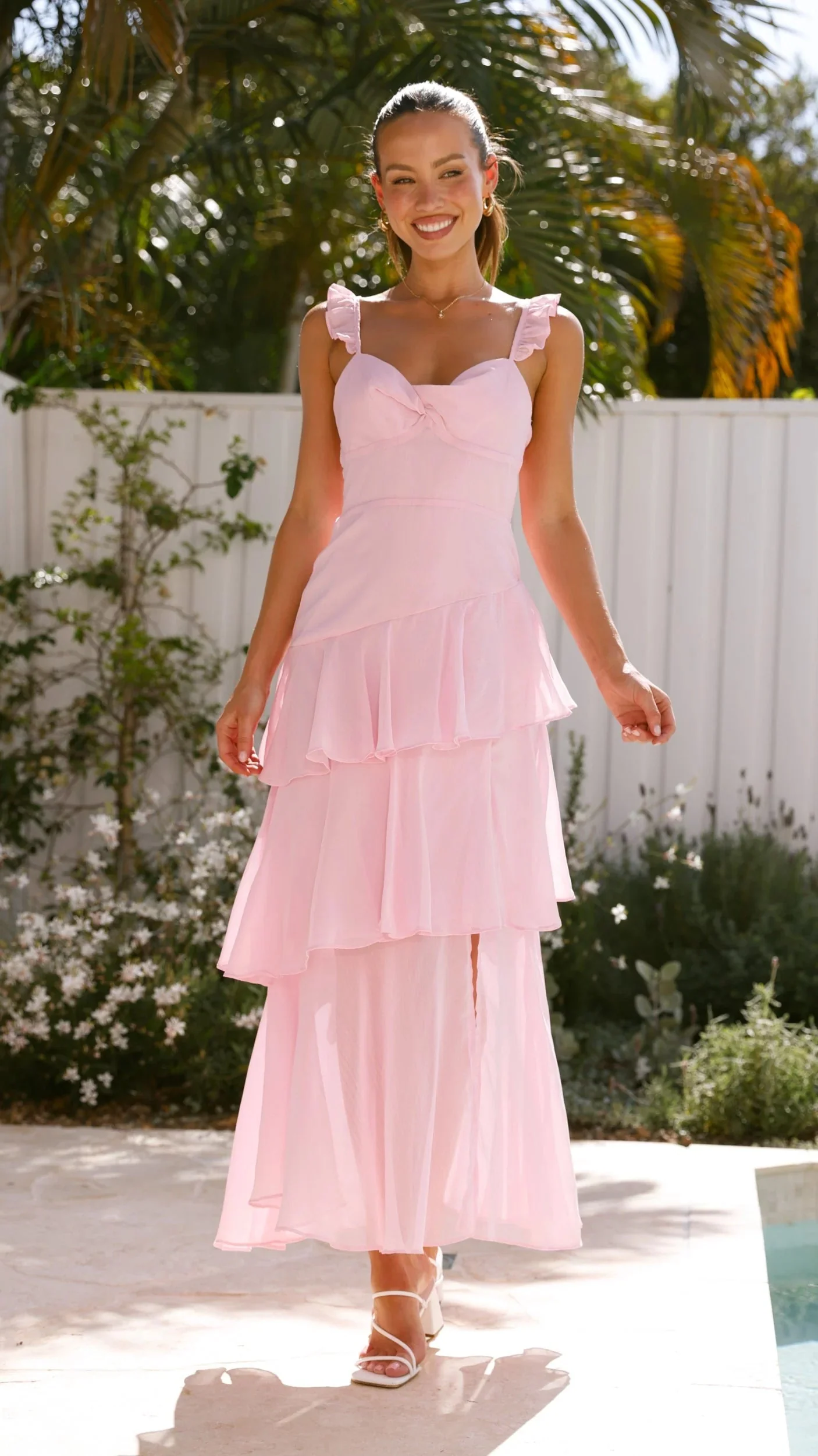 Achelle Maxi Dress - Pink