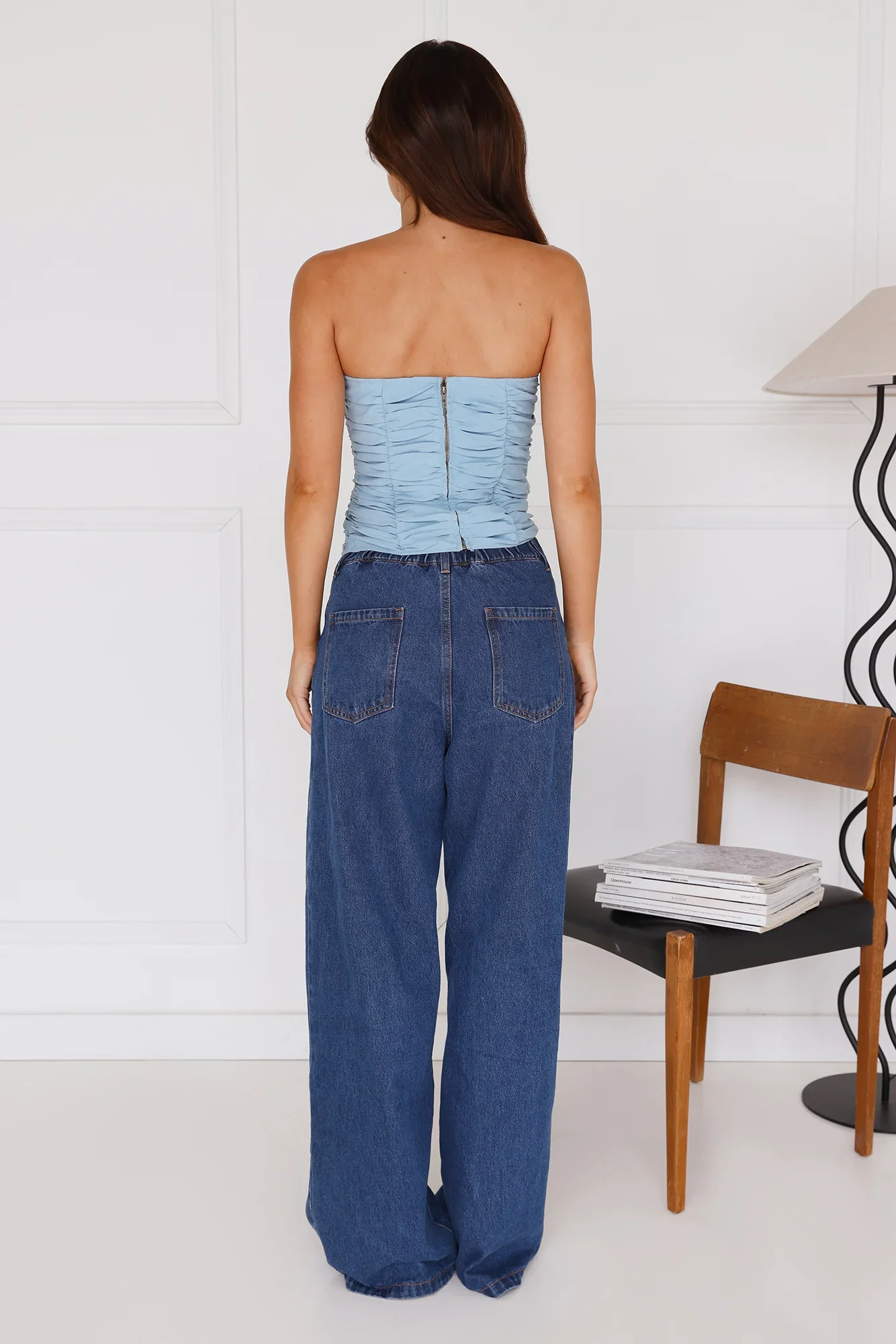 LIONESS Birkin Corset Sky Blue