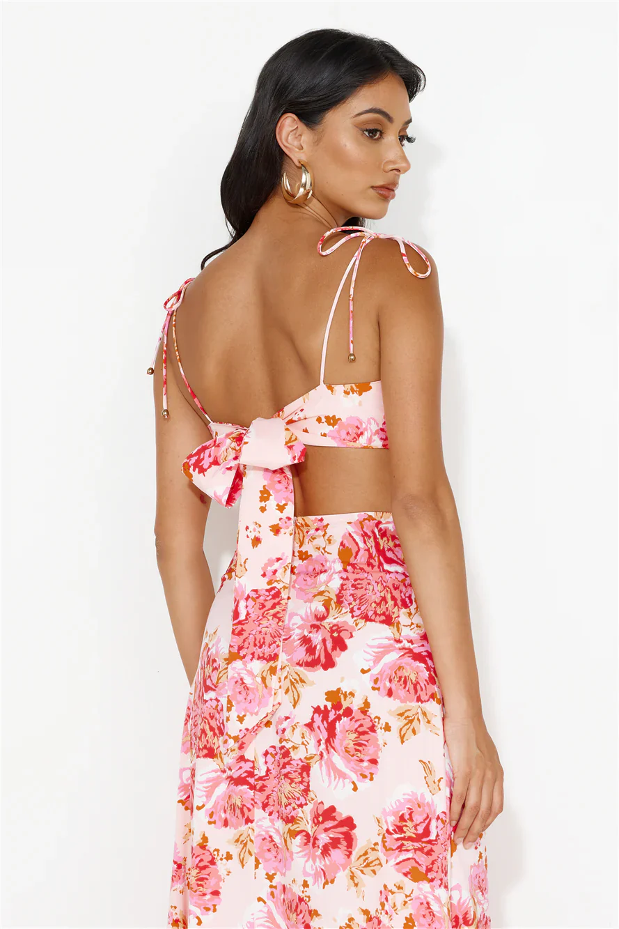 It's Your Night Crop Top Pink