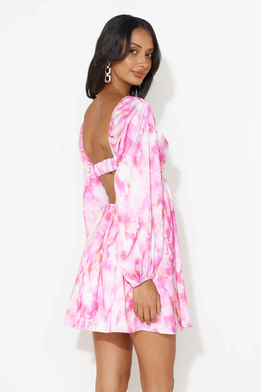 Highlight Love Mini Dress Pink