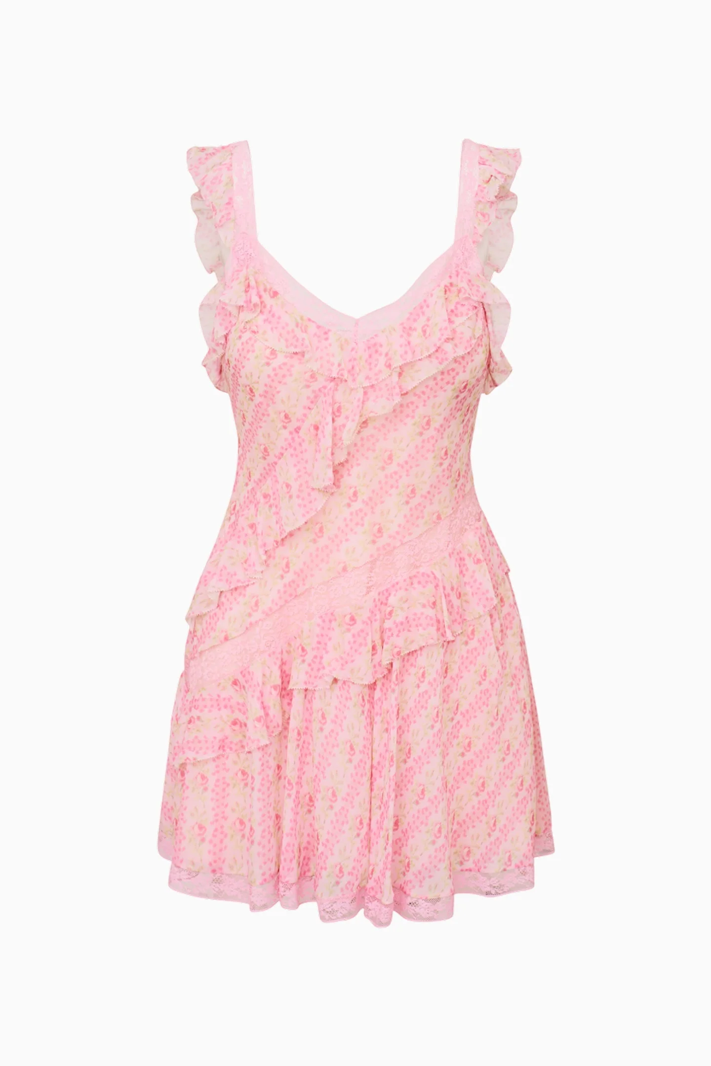 Serima Fragrance Print Mini Dress