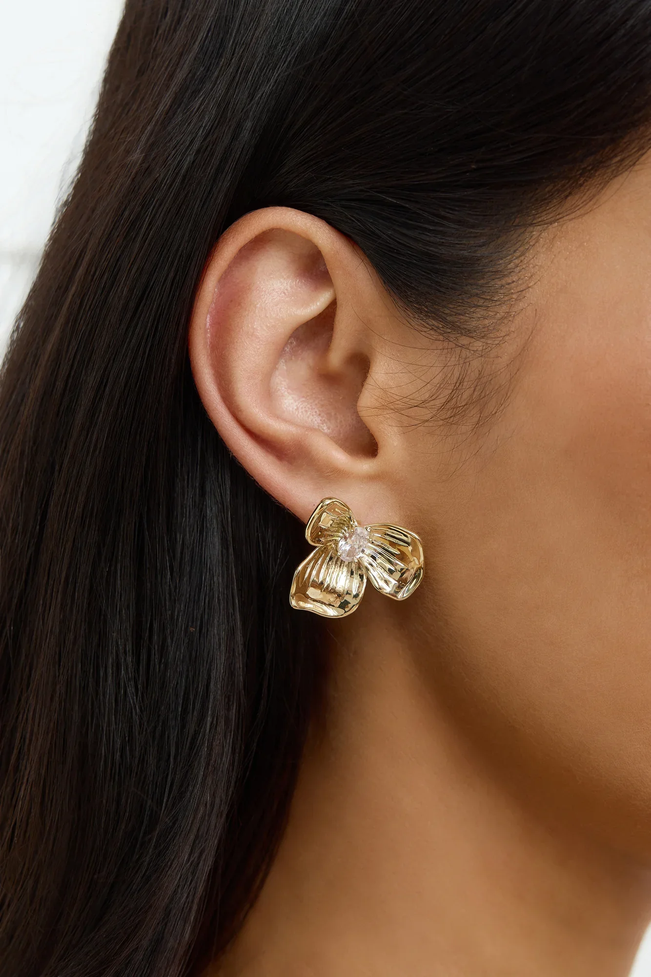 Into The Forest Earrings Gold