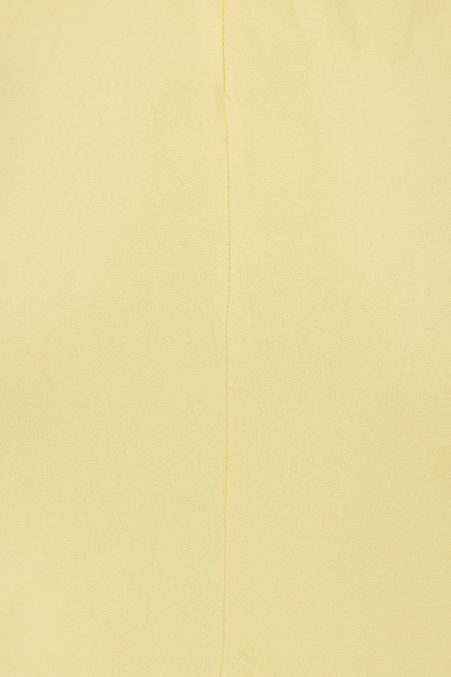 Hourglass Love Mesh Maxi Dress Yellow