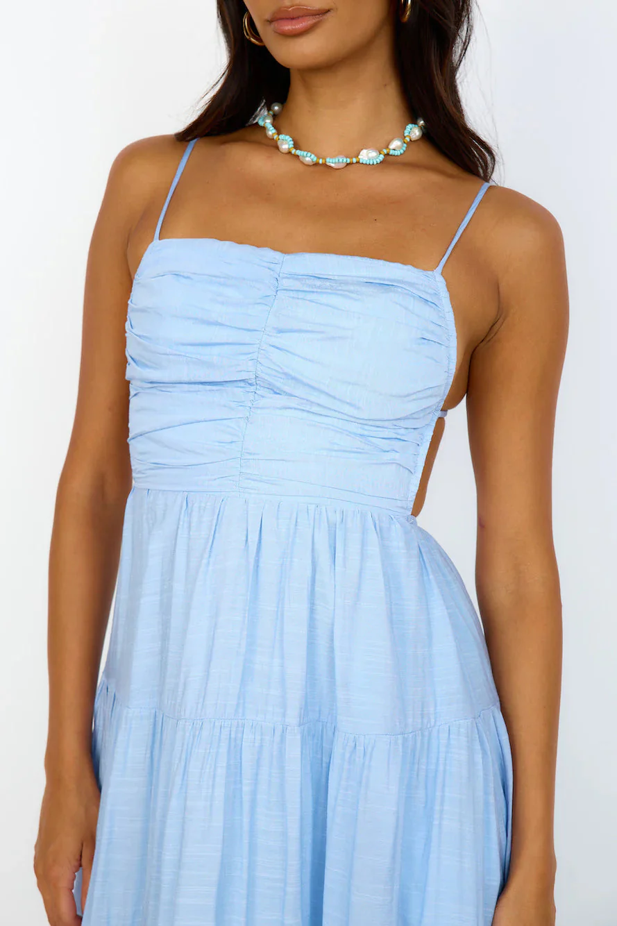 Brooklyn Baby Maxi Dress Blue