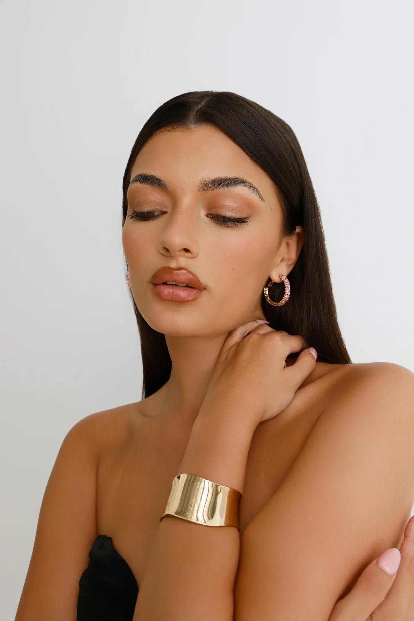 Icon Edit Cuff Bracelet Gold