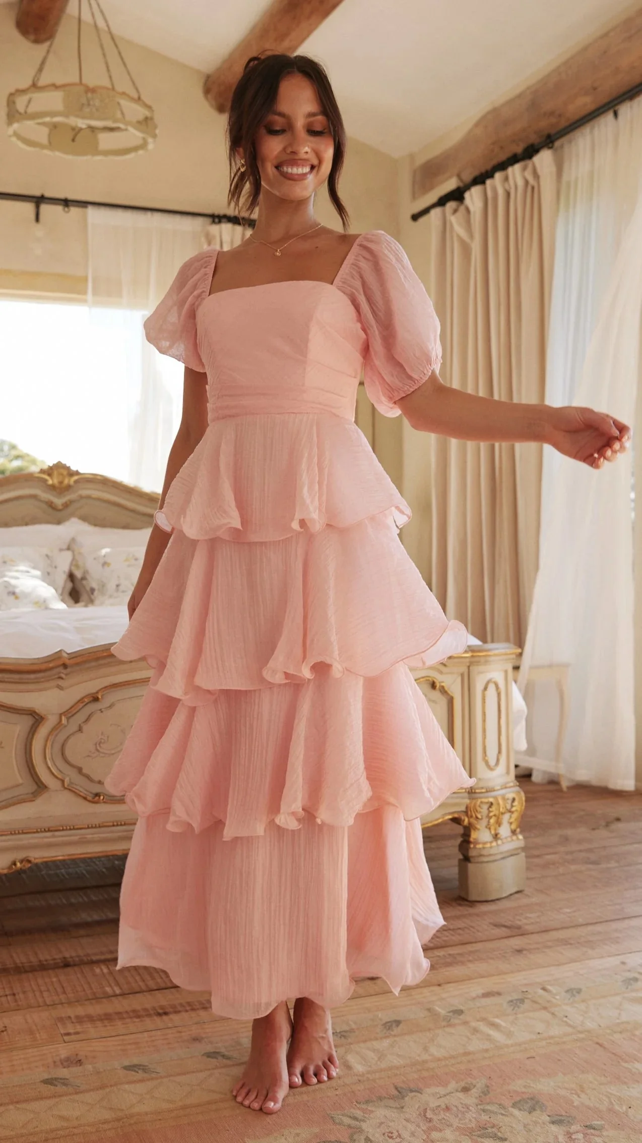 Lanelle Maxi Dress - Pink