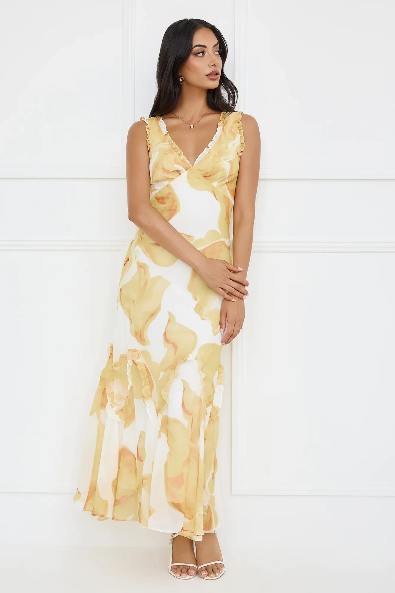 Lemon Meringue Maxi Dress Yellow