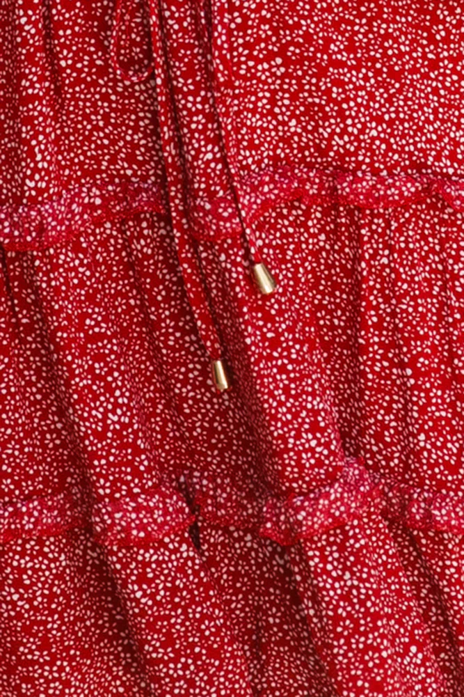 Just Like Honey Dress Red