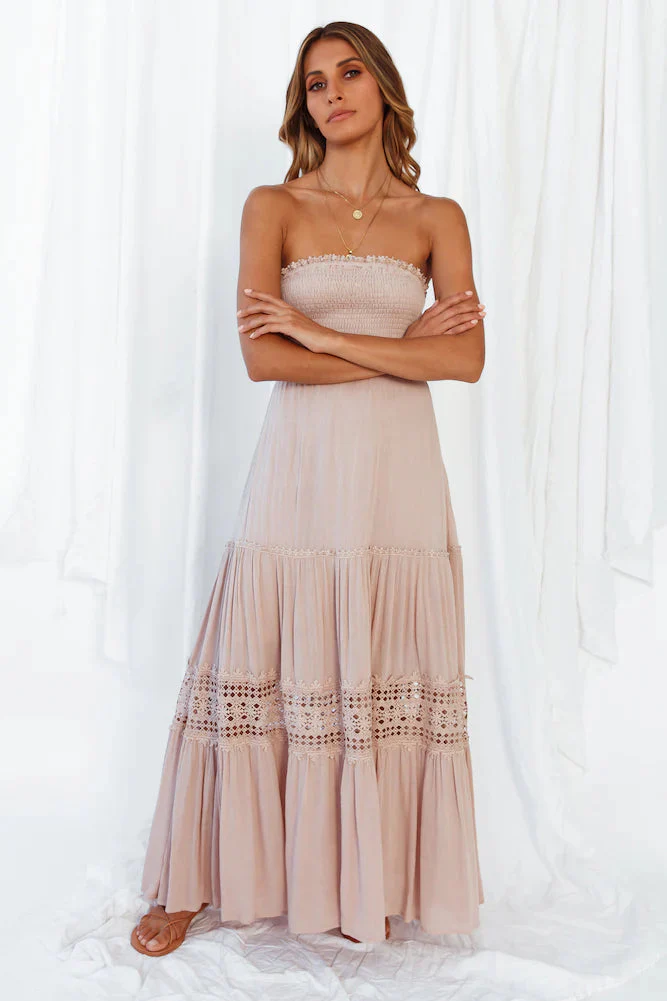 Agatha Maxi Dress Mocha