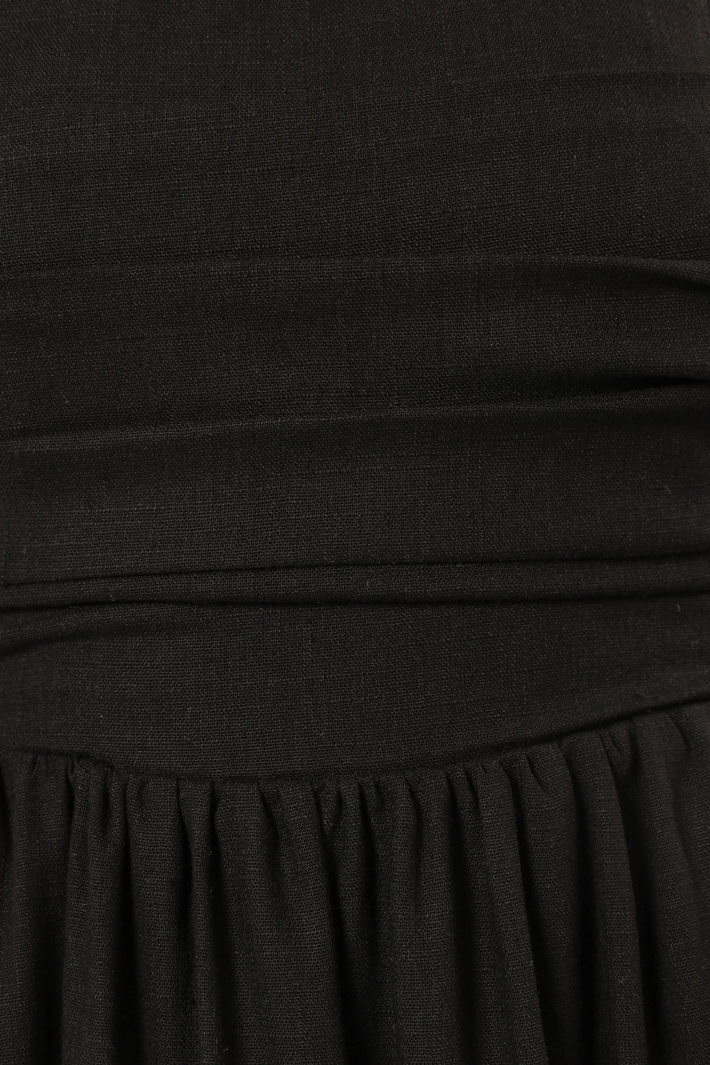 Kayt Strapless Dress - Black