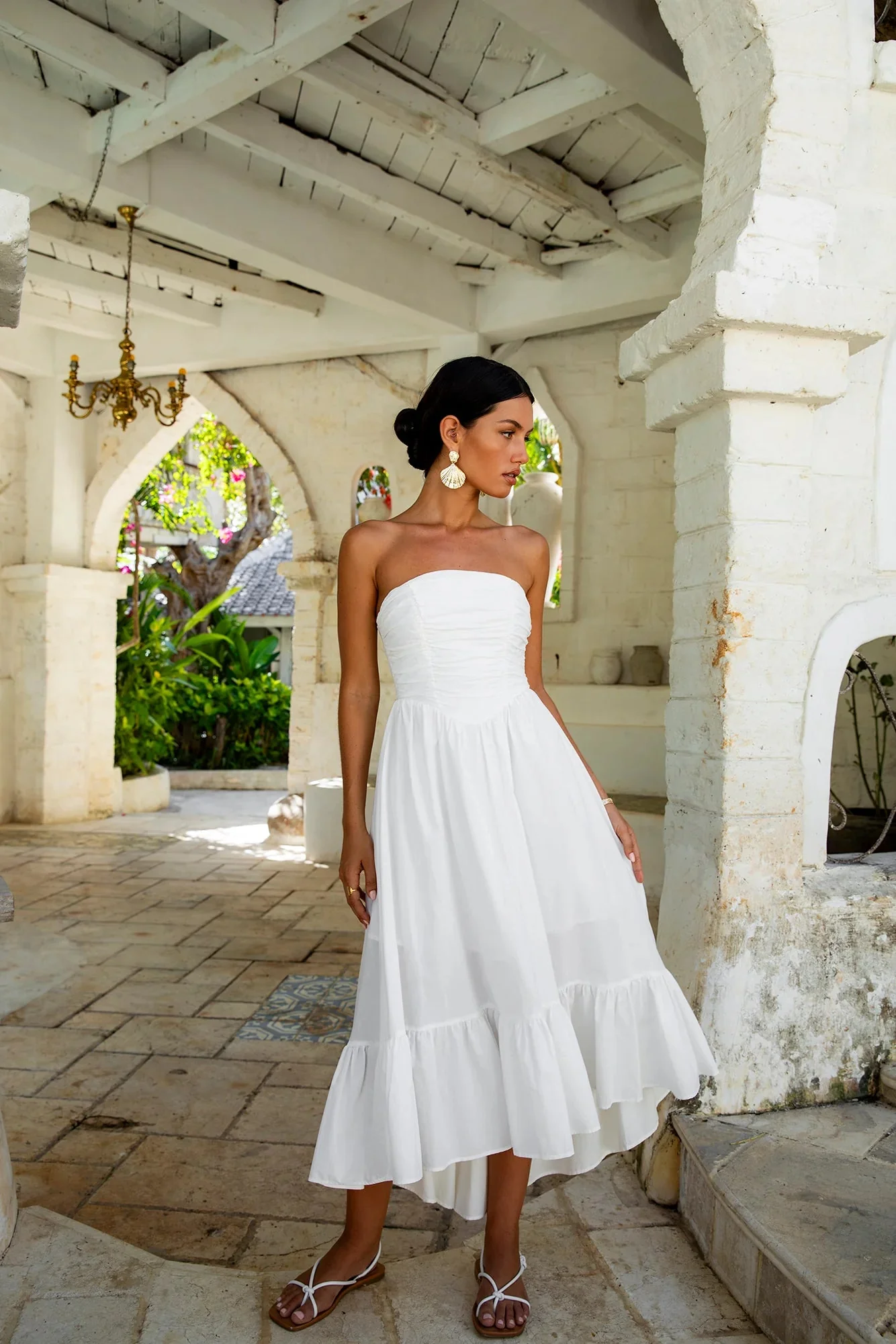 Love In The Summer Maxi Dress White