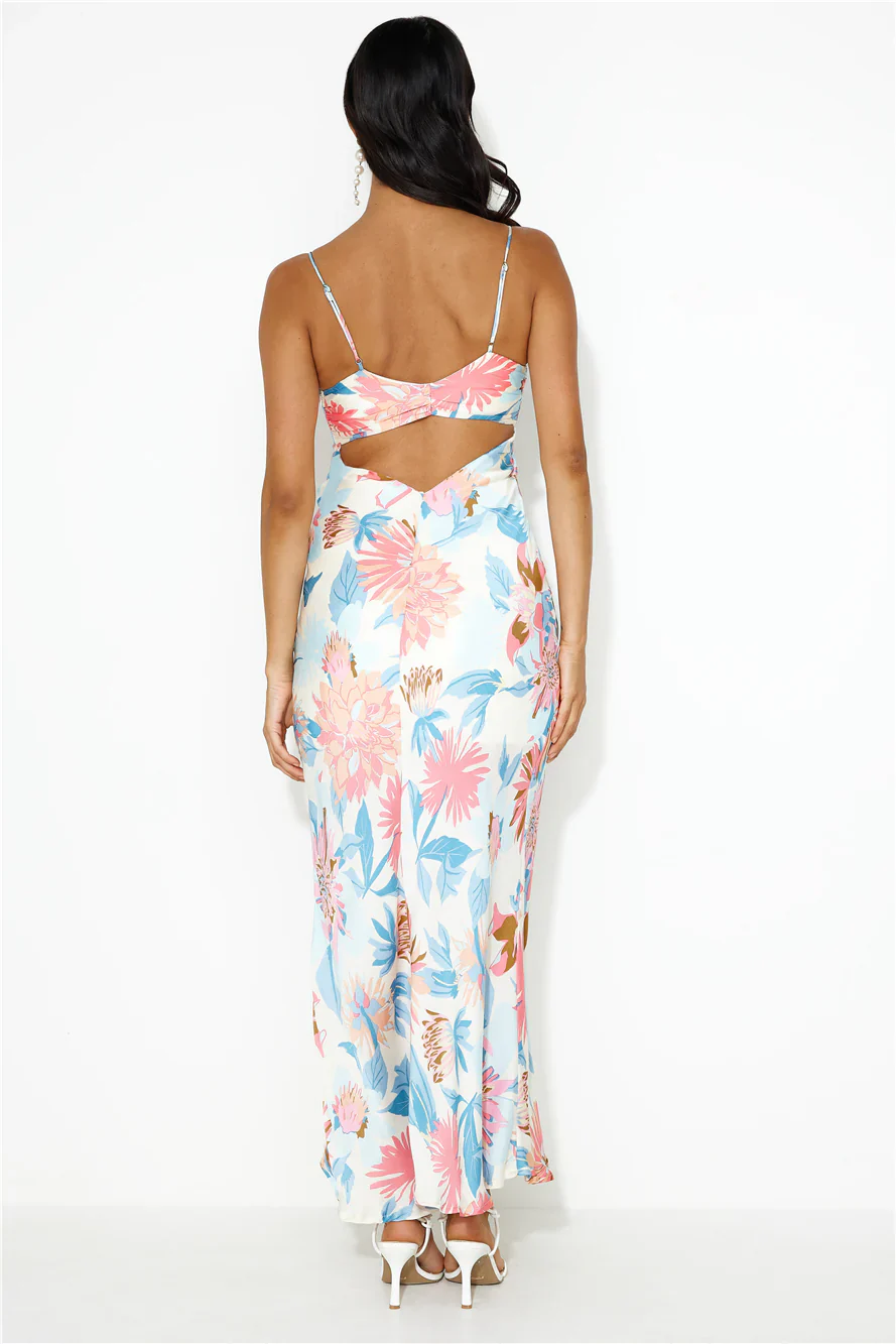 Her Own Skin Maxi Dress Blue