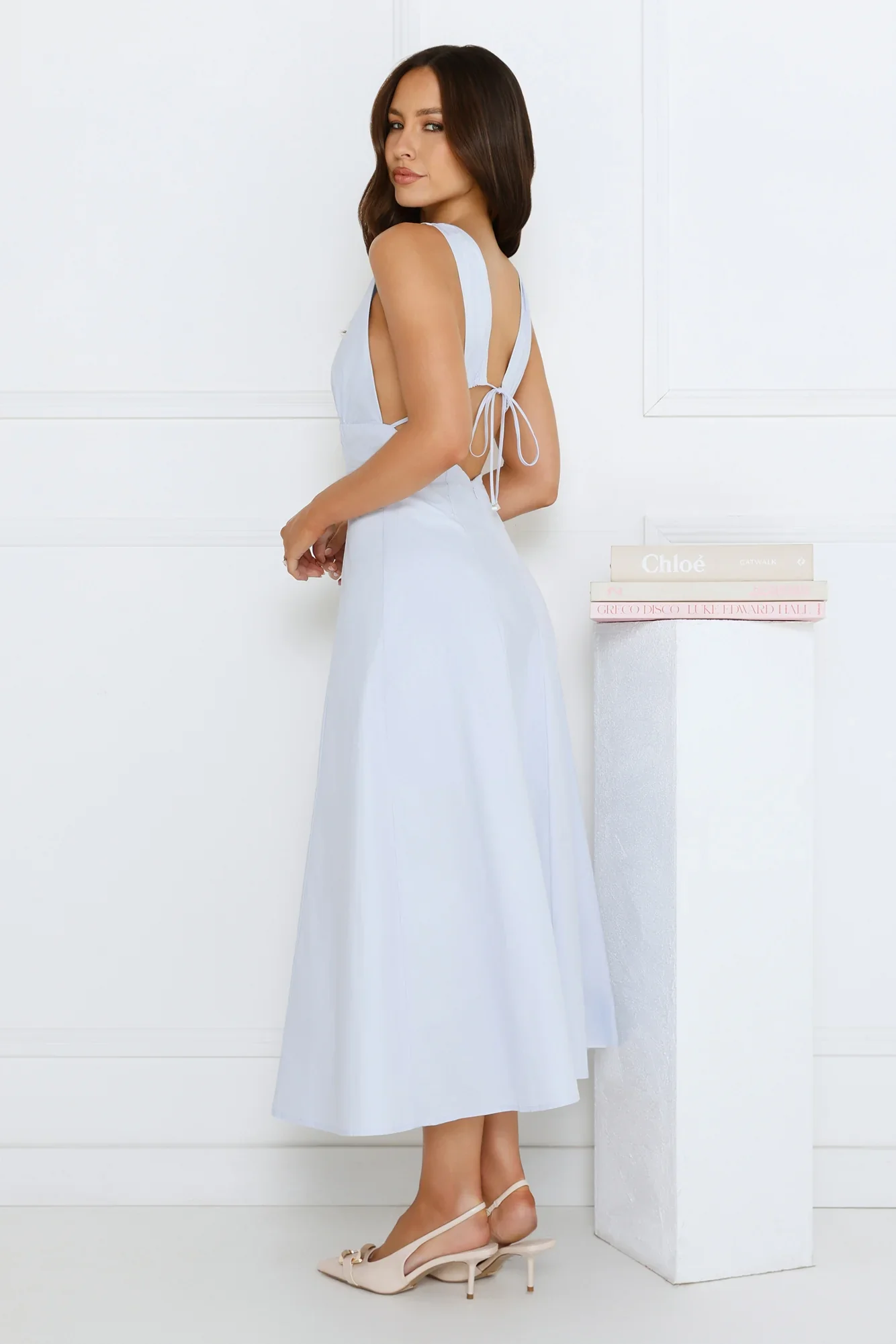 Iconic Moments Midi Dress Blue