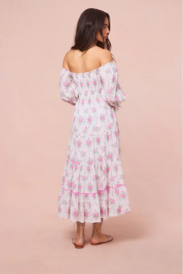 Rigby Cotton Floral Midi Dress