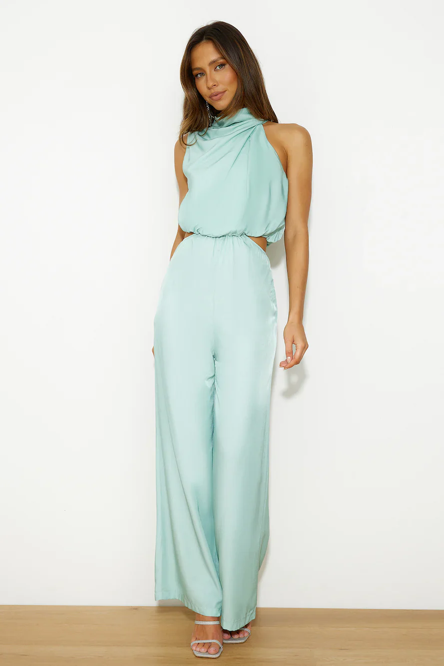 Her Values Jumpsuit Sage