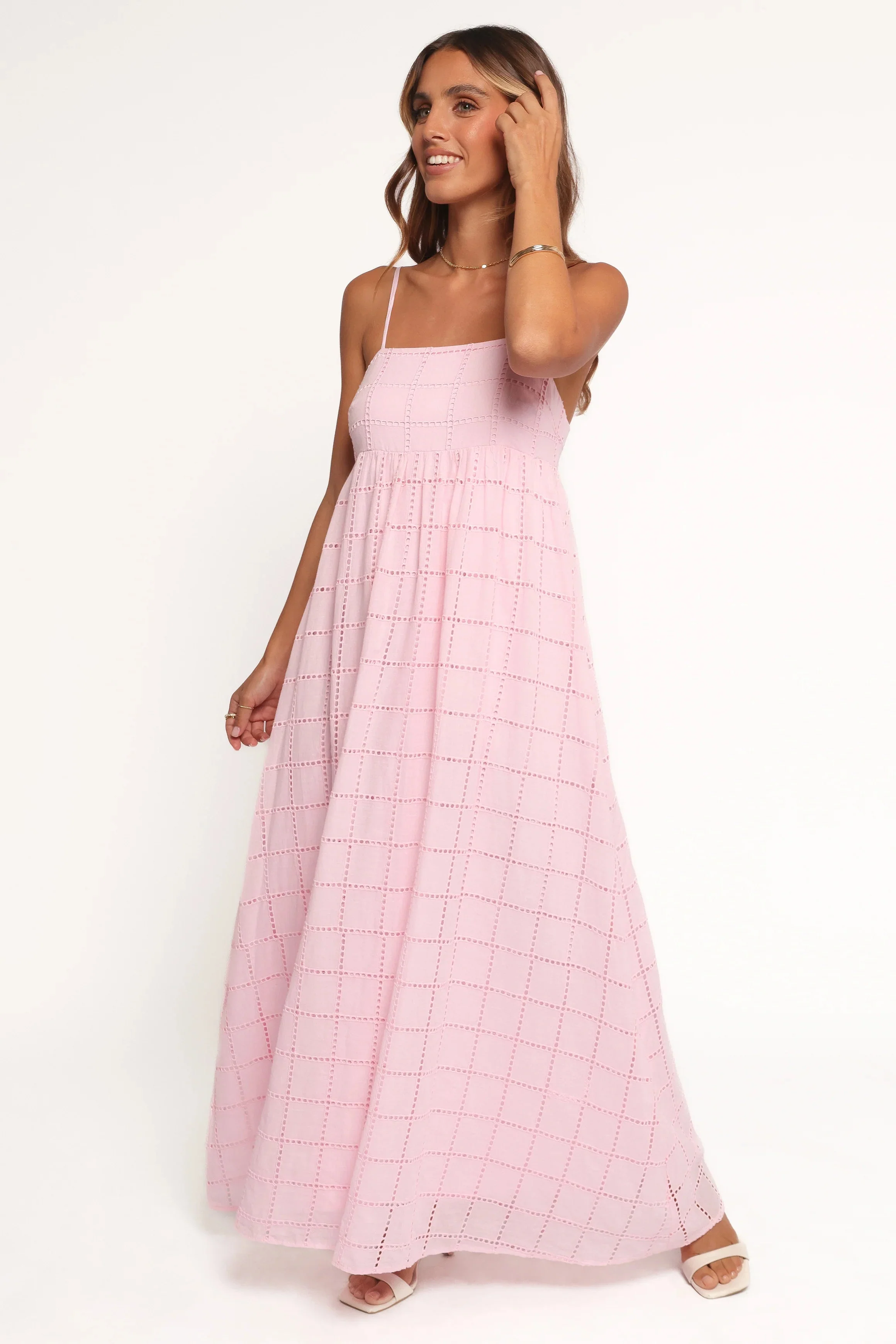 Alyah Maxi Dress - Pale Pink
