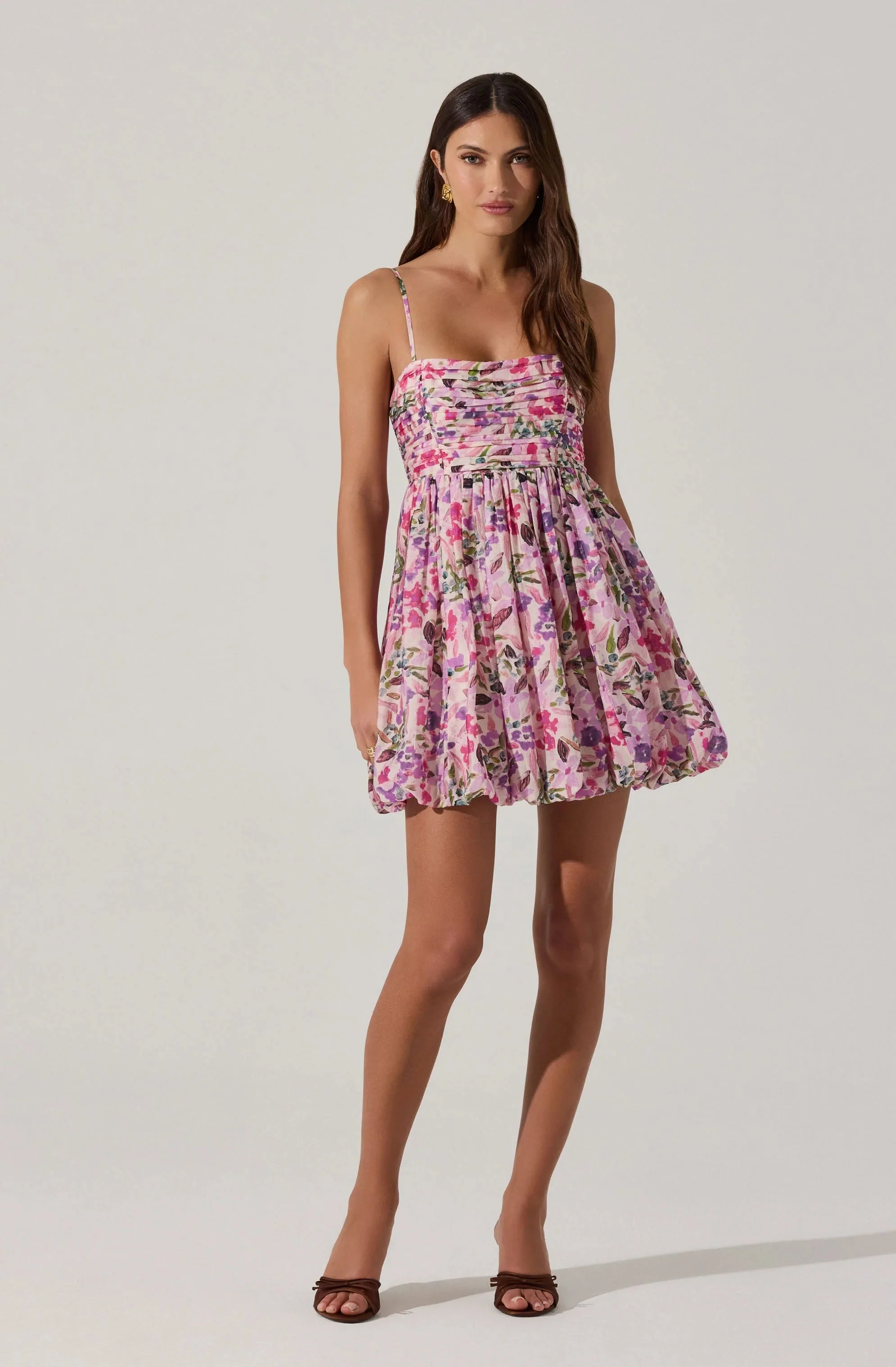 Bubble Floral Mini Dress