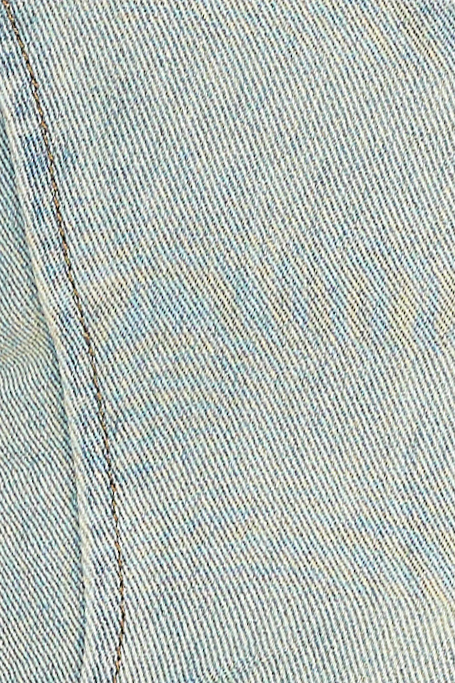 LIONESS NYC Halter Top Light Denim