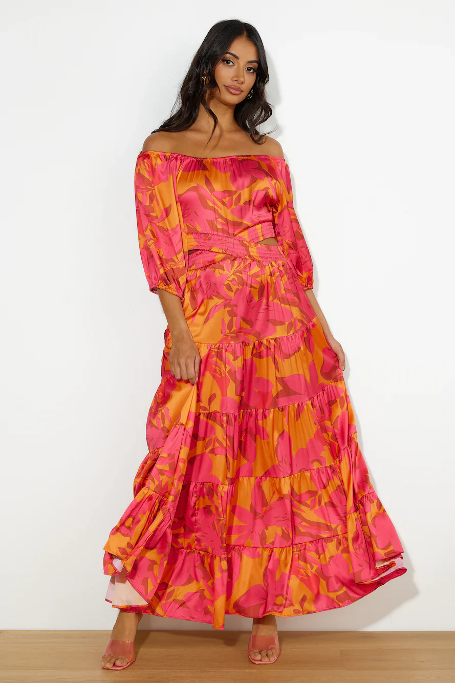 Her Time To Shine Maxi Dress Pink
