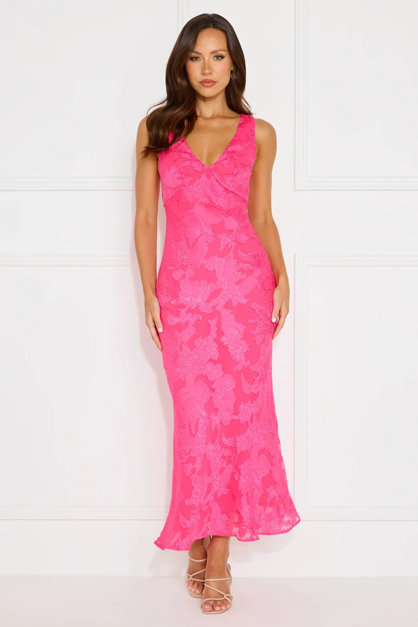 Hotel Of Style Maxi Dress Pink