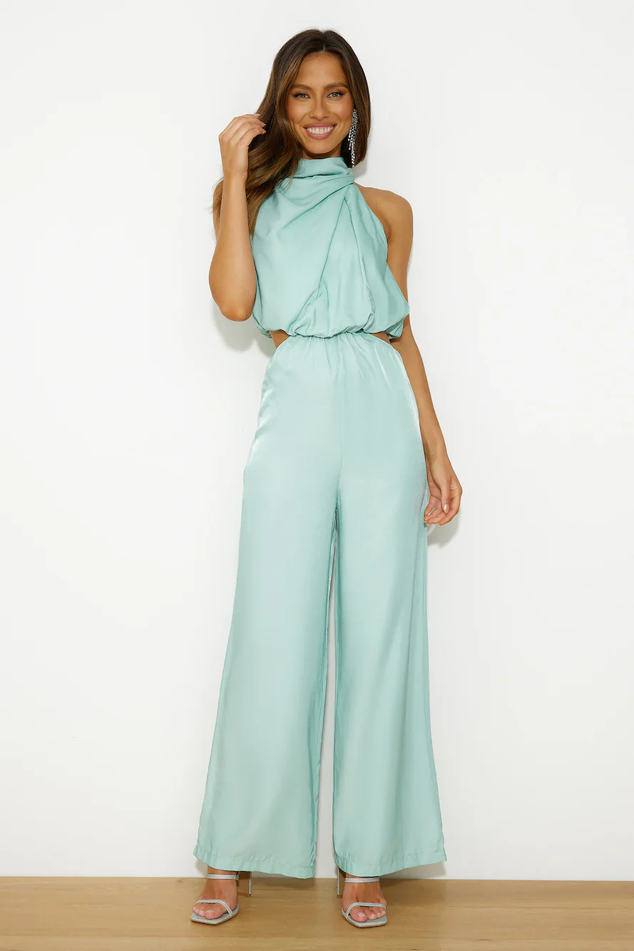 Her Values Jumpsuit Sage