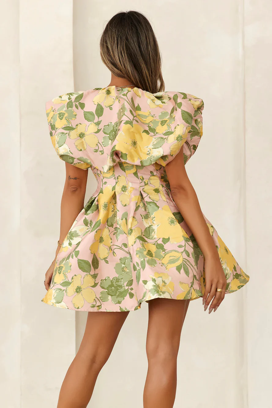 It's Giving Class Mini Dress Multi