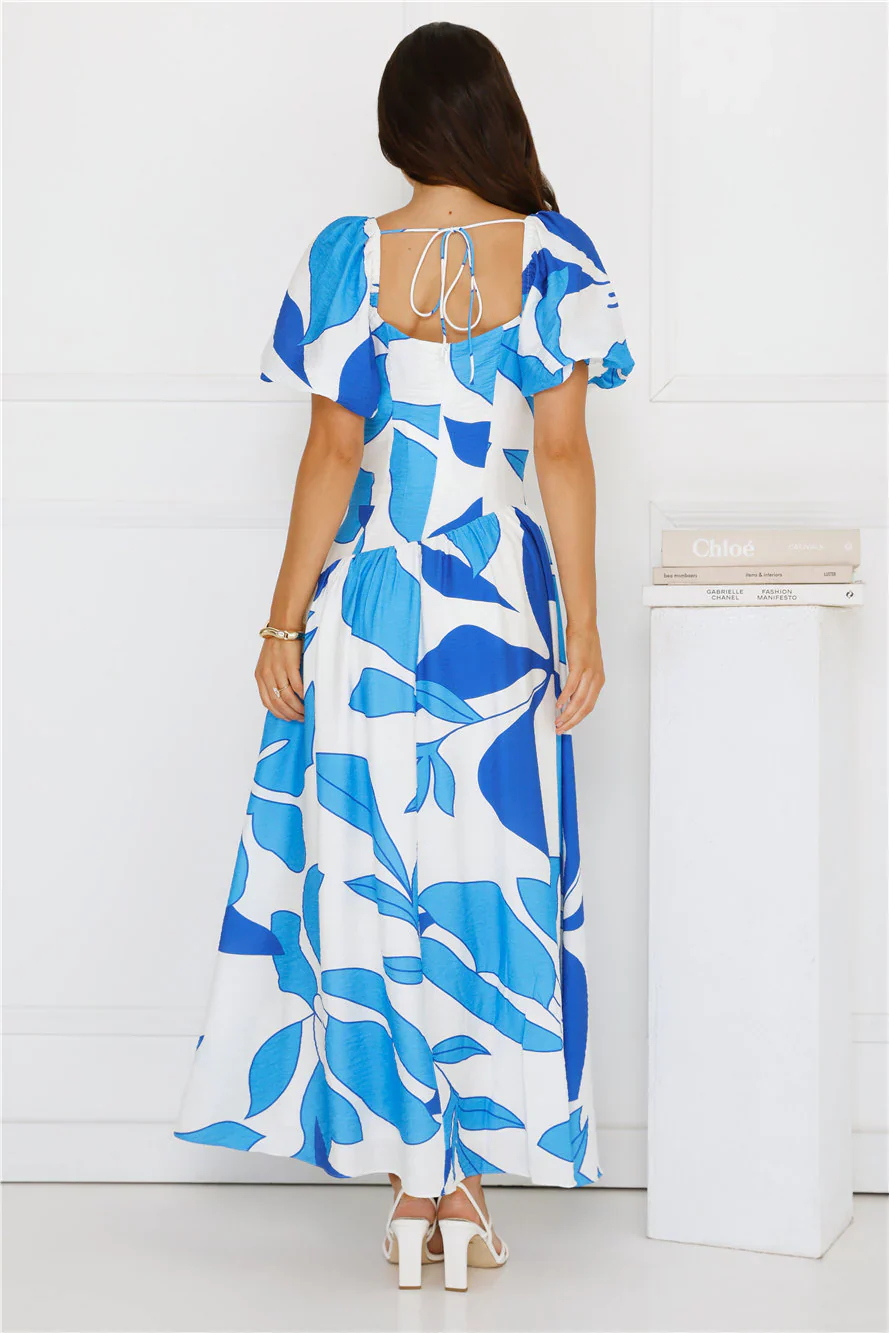 Jet Set Go Maxi Dress Blue