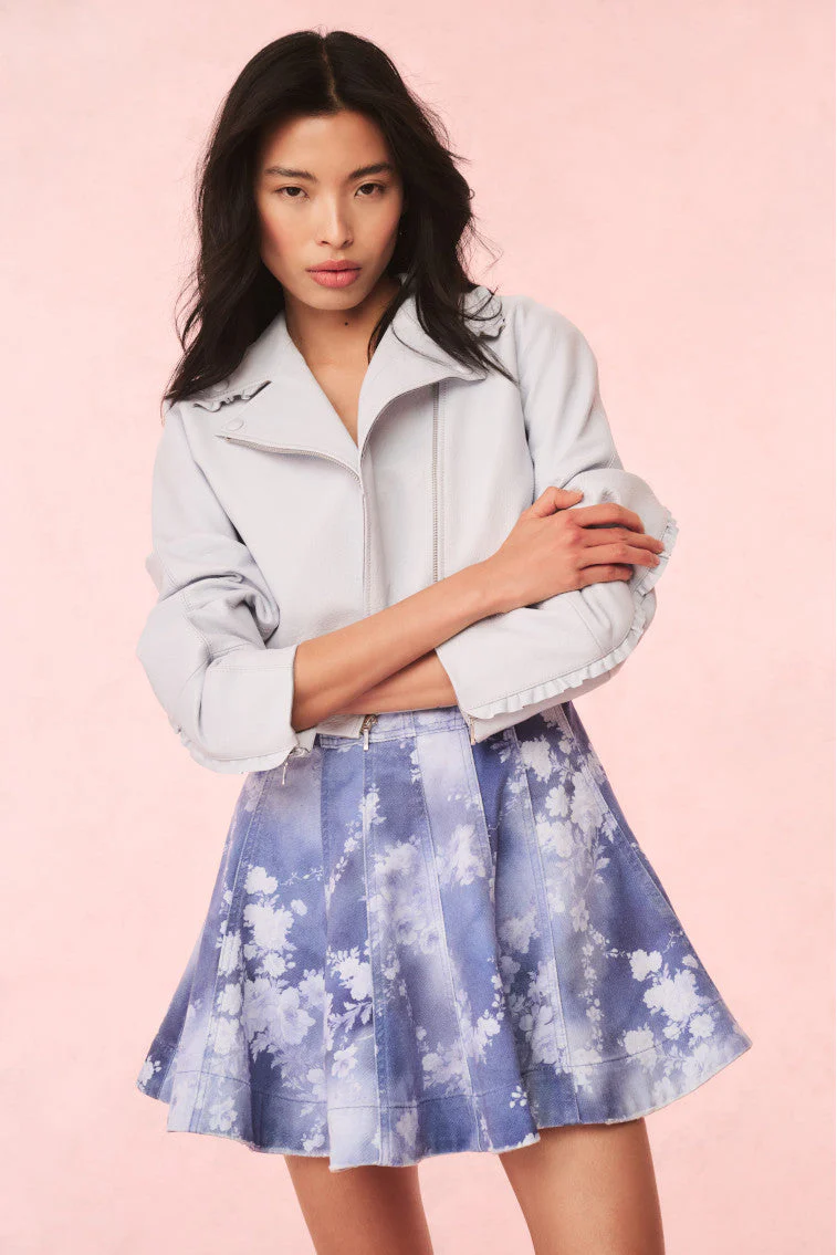 Piero Floral Denim Mini Dress