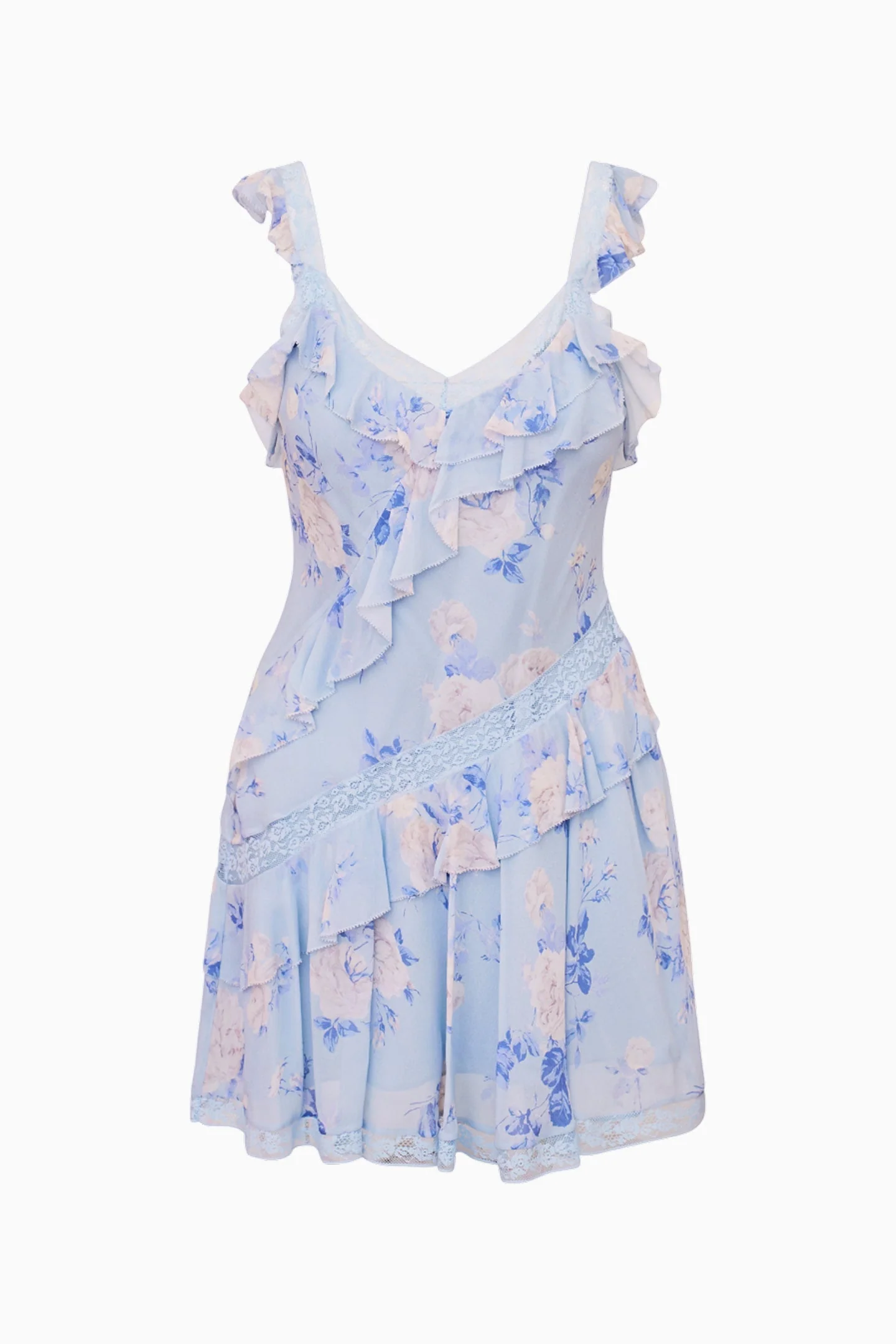 Serima Fragrance Print Mini Dress