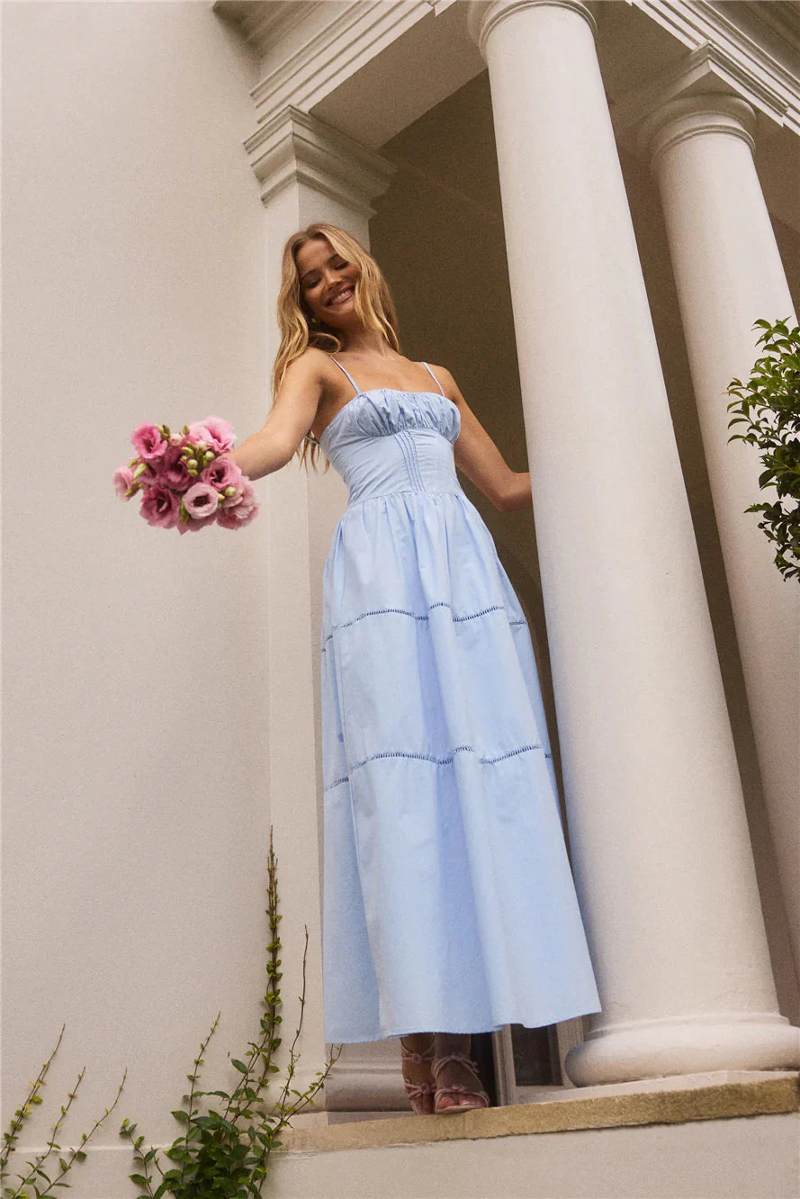 Mandy More Maxi Dress  Blue