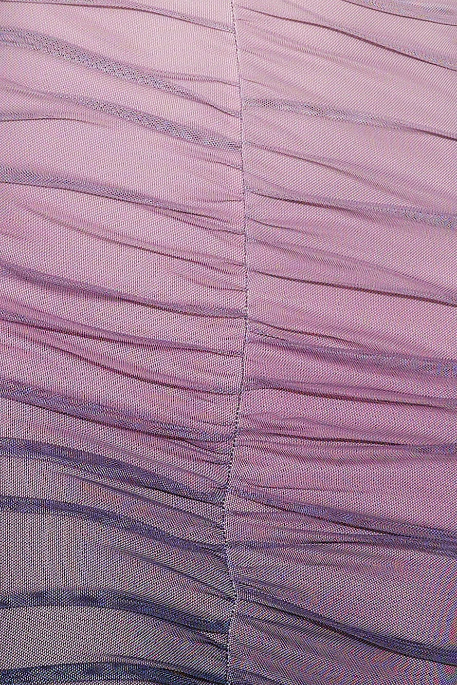 Highlights Mesh Midi Dress Pink