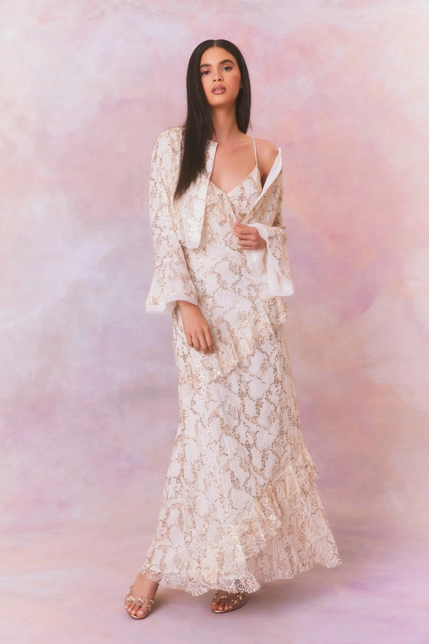 Kareen Chantilly Lace Maxi Dress