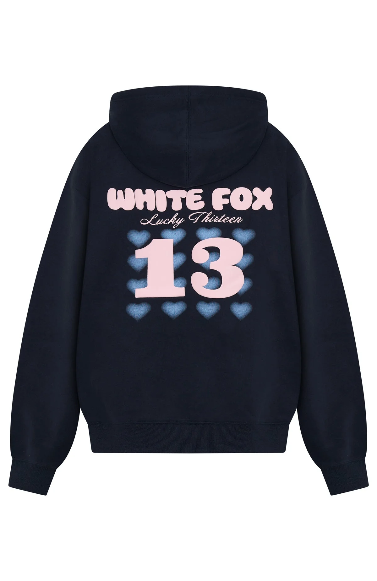 Lucky Thirteen Charise Zip Front Hoodie Navy