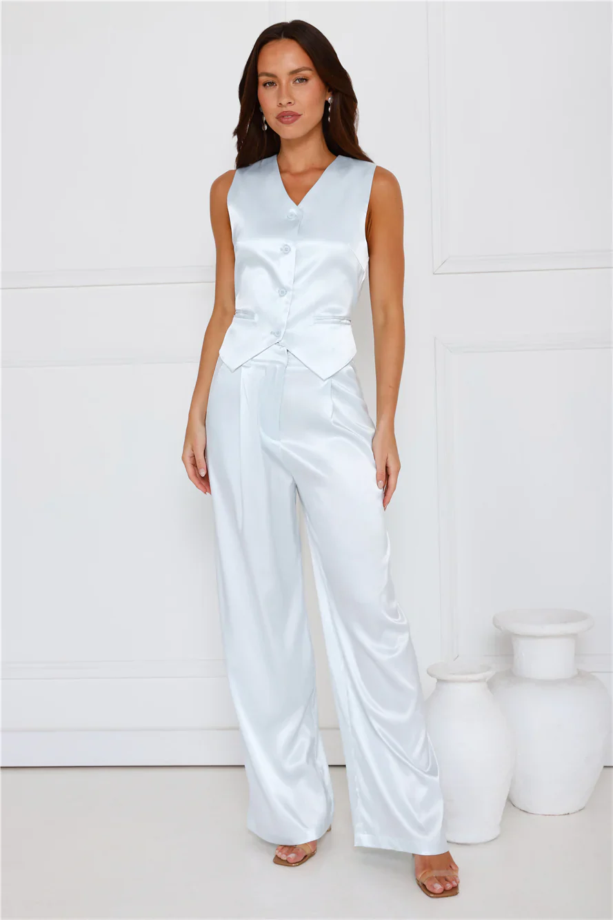 Heiress Vest Pale Blue