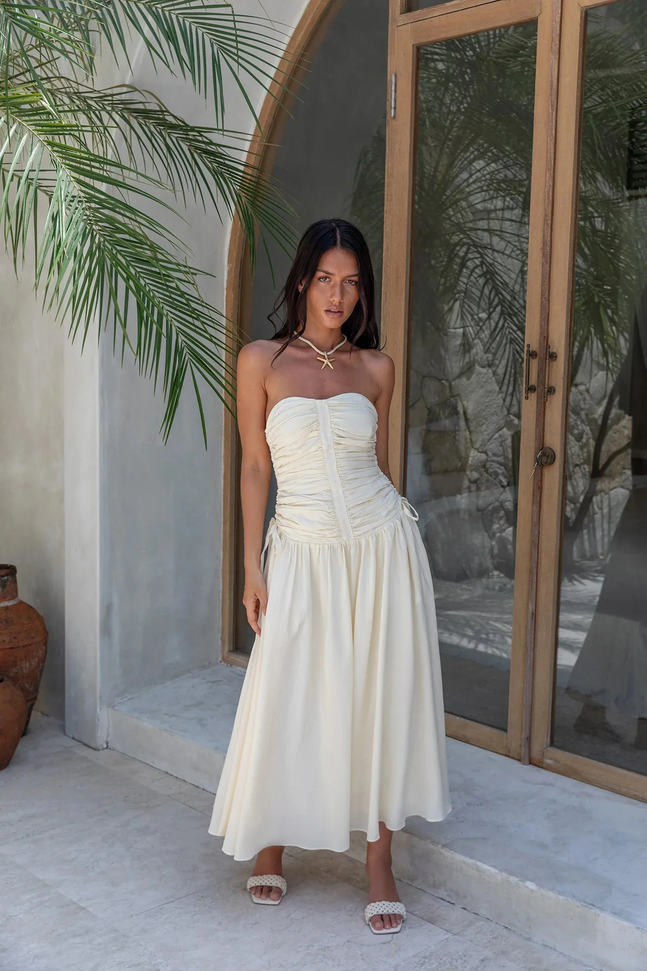 Zori Maxi Dress Cream