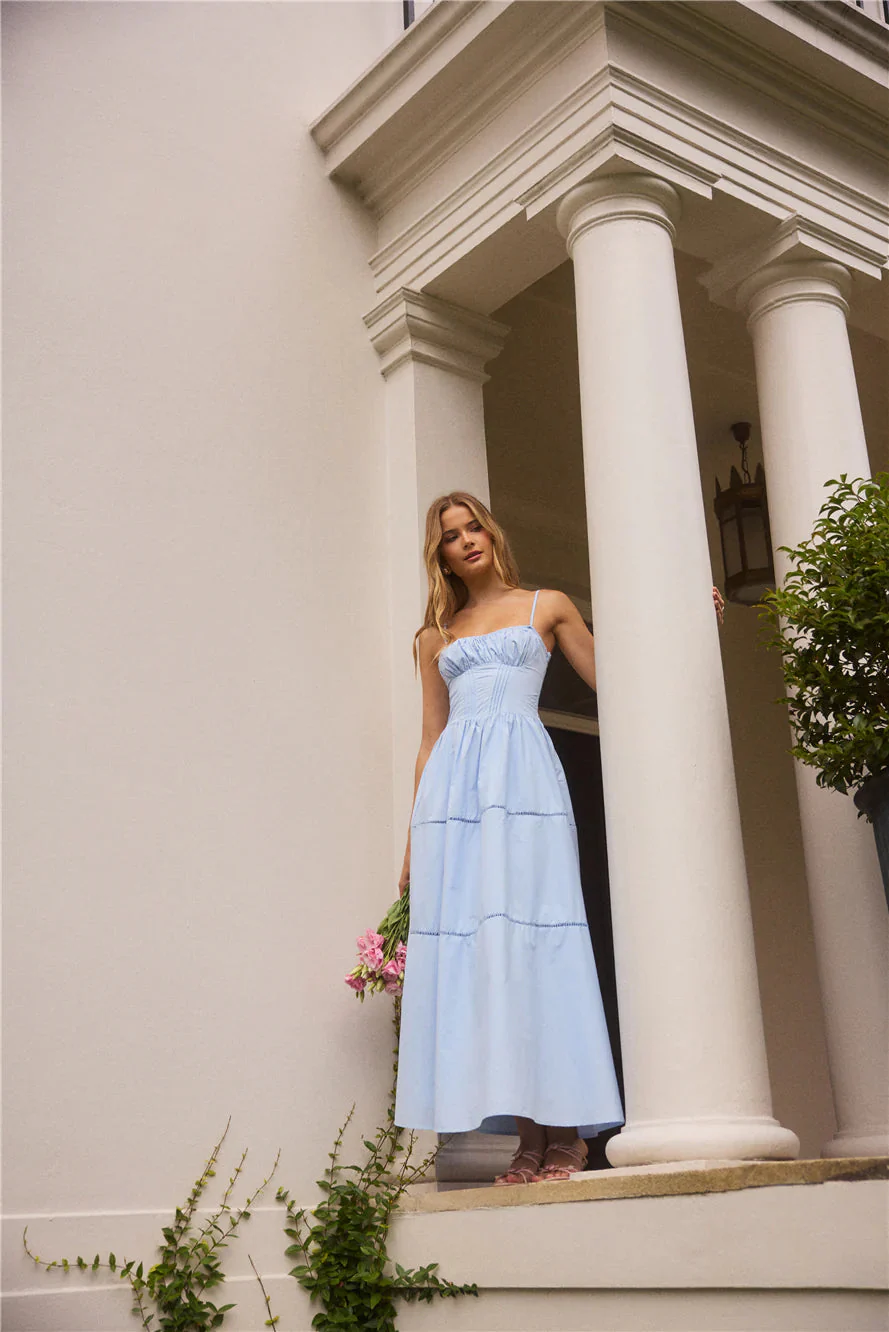 Mandy More Maxi Dress  Blue