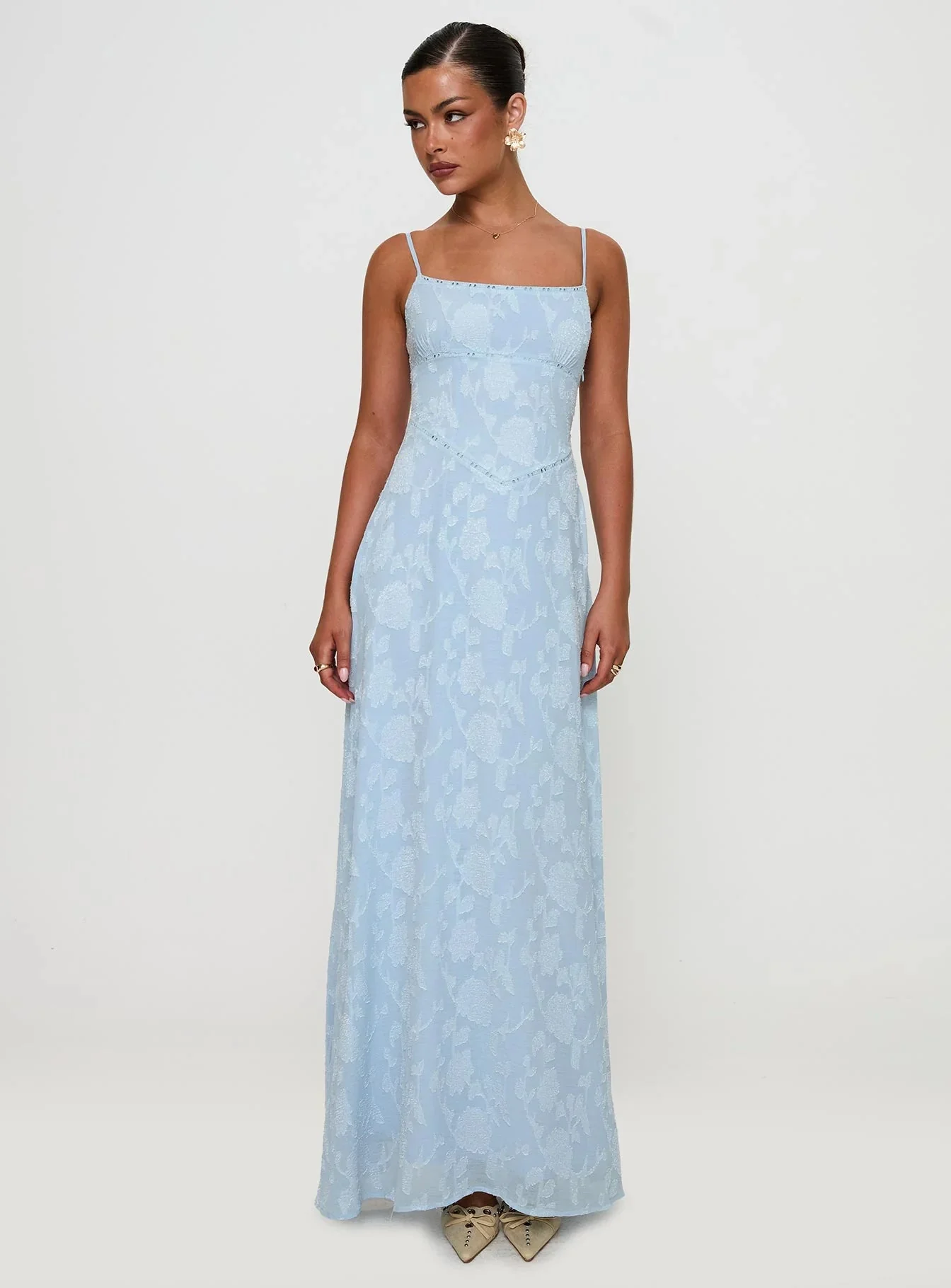 South Of France Maxi Dress Blue