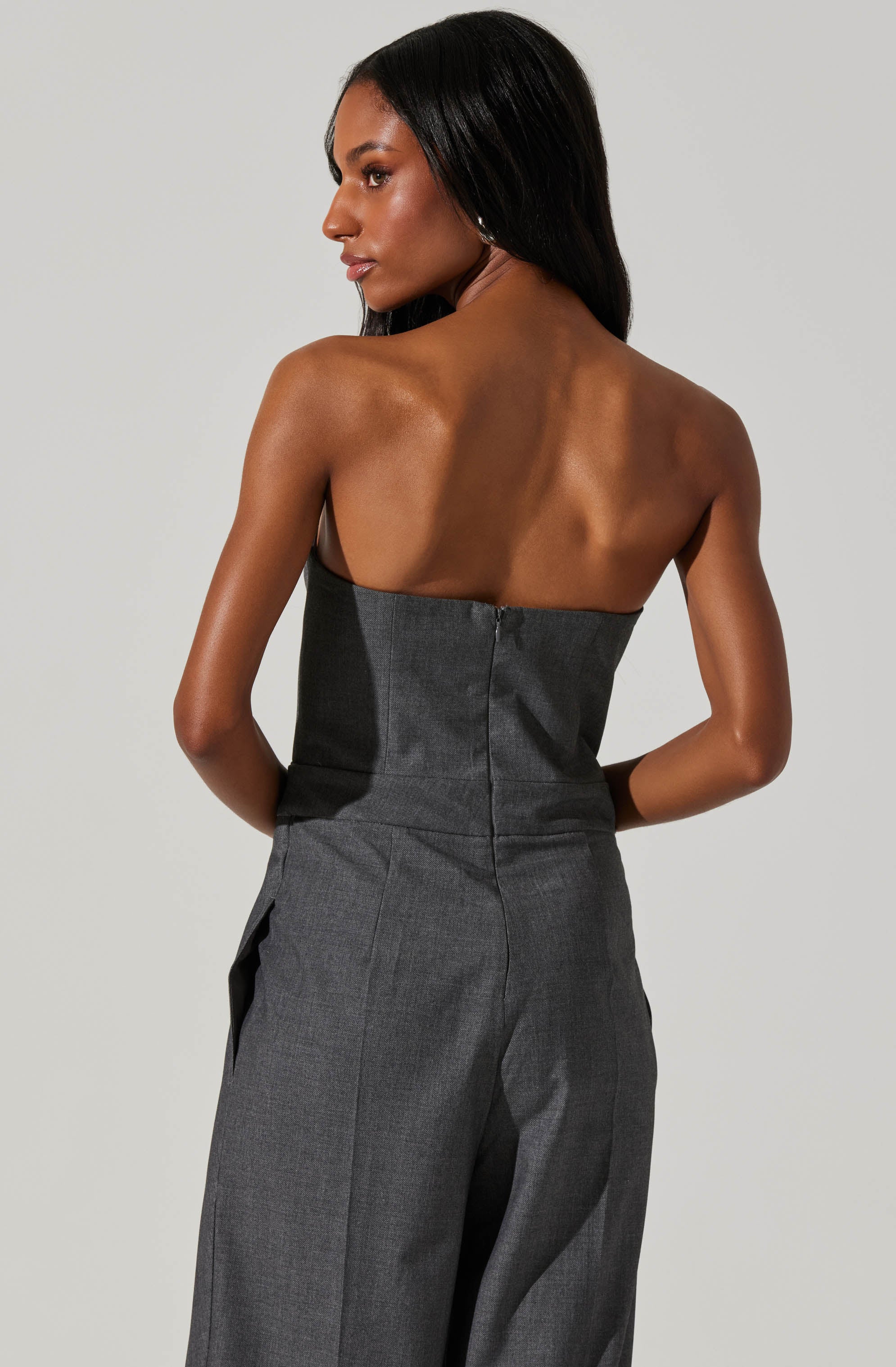Bryony Tailored Pleat Belted Jumpsuit