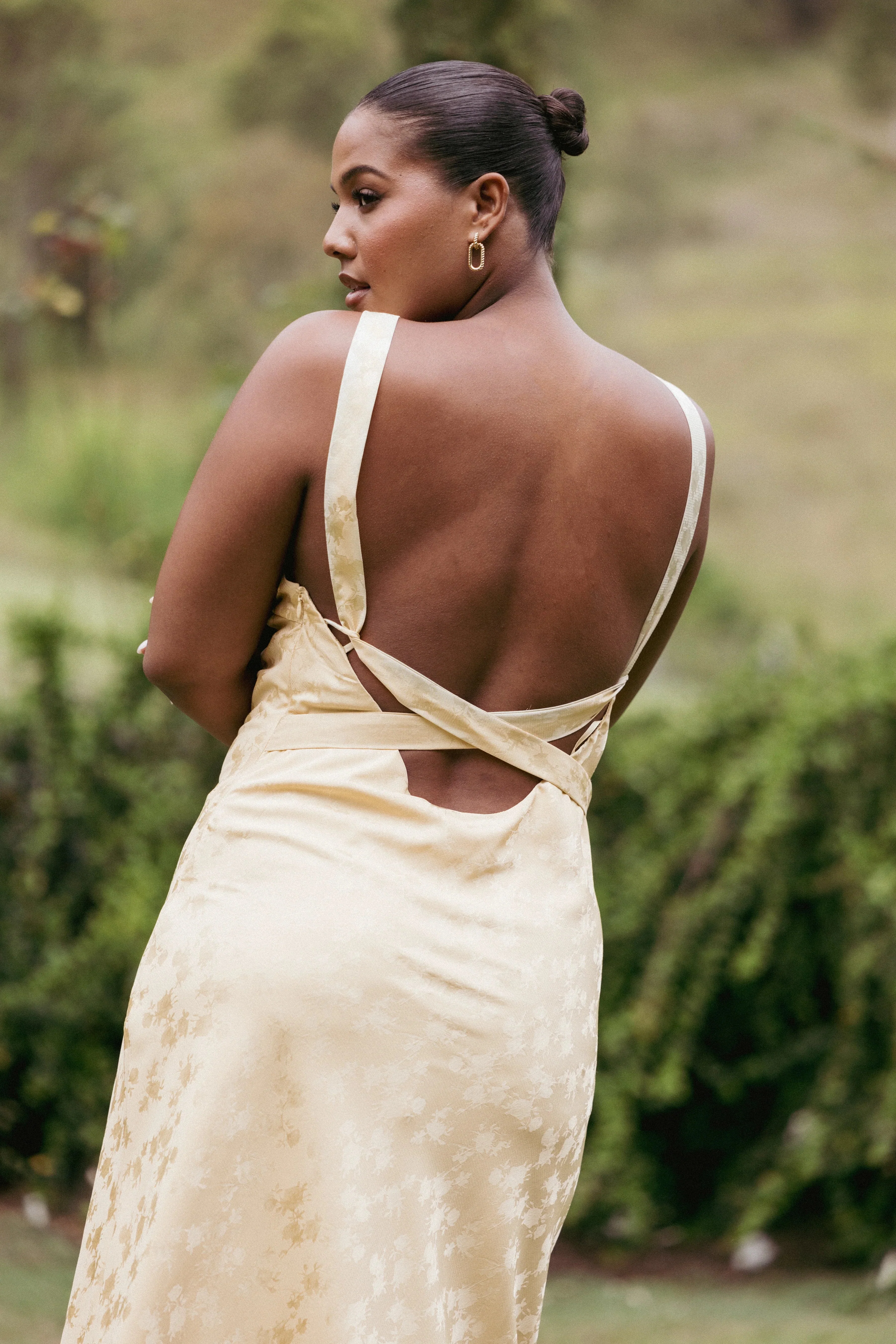 Malie Maxi Dress - Lemon