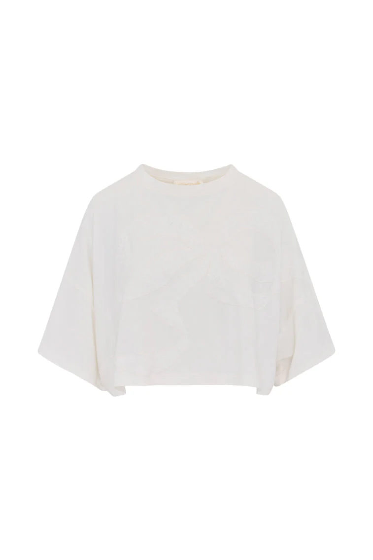 Angelle Cotton Bow Tee