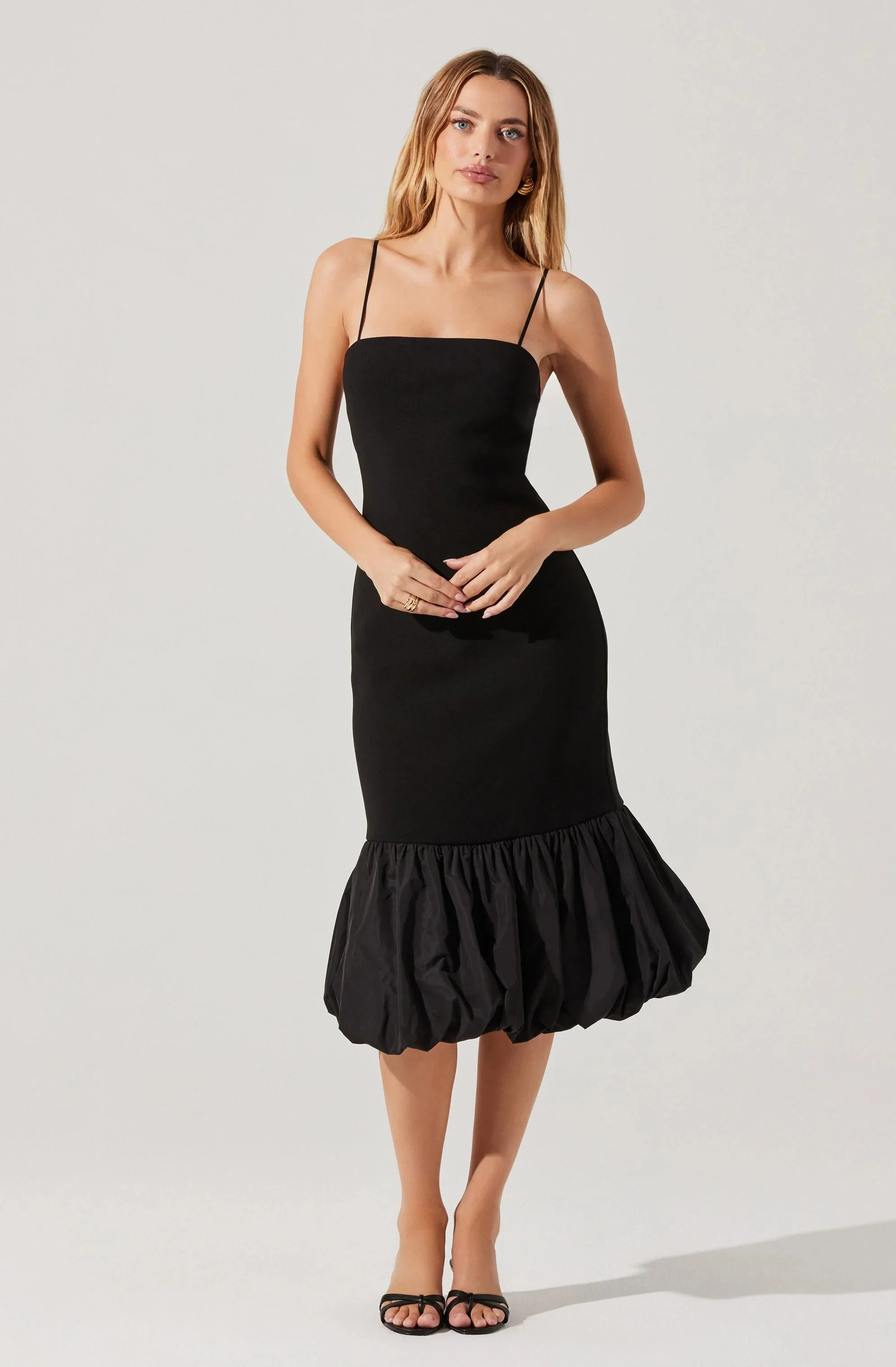 Brittnea Bodycon Bubble Hem Dress