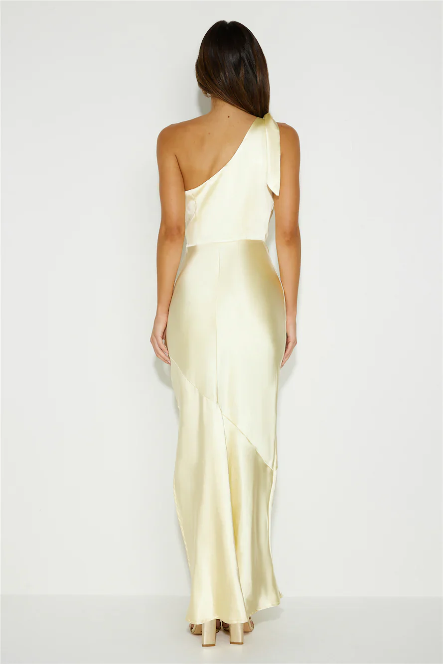 Impressive Fit Maxi Dress Yellow